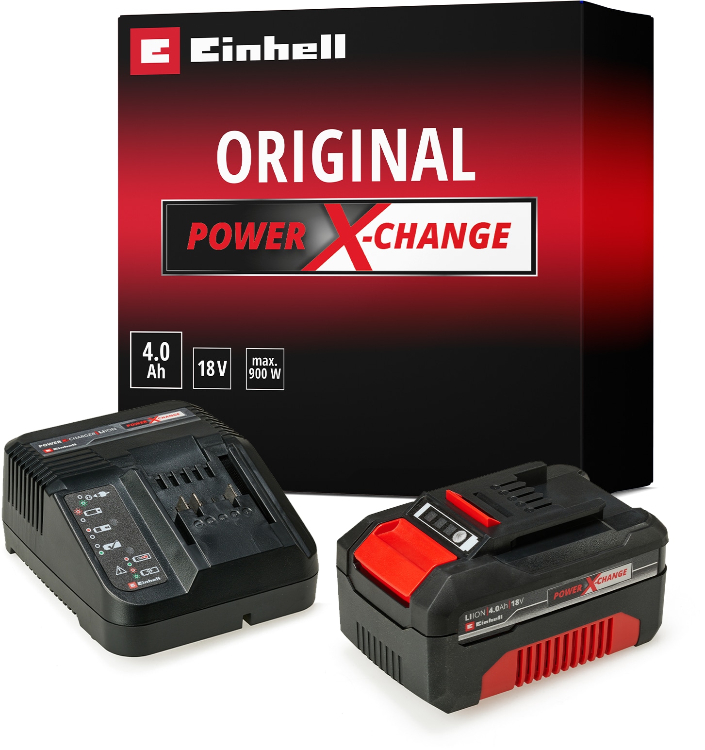 Einhell Akku Starter-Set »Starter-Kit Power X-Change«, 18,0 V, 4,0 Ah, 18 V