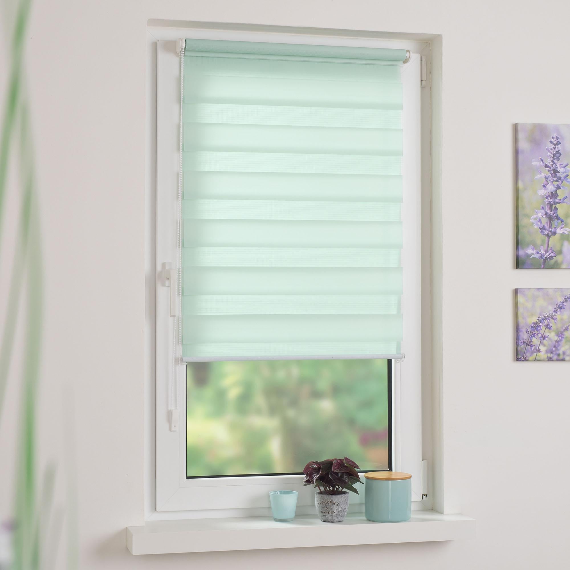 Liedeco Doppelrollo »Klemmfix-Duo-Rollo«, Lichtschutz, ohne Bohren, 1 Stück