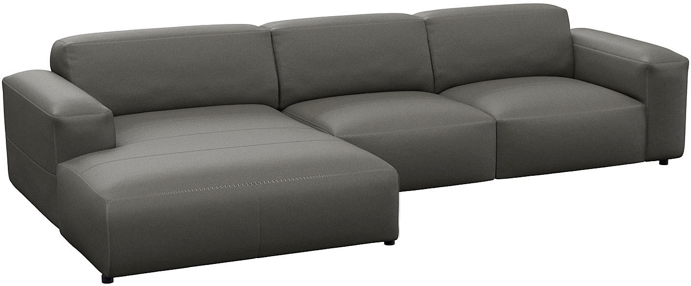 FLEXLUX Ecksofa »Lucera bequem und komfortabel durch hochwertigen Sitzaufba günstig online kaufen