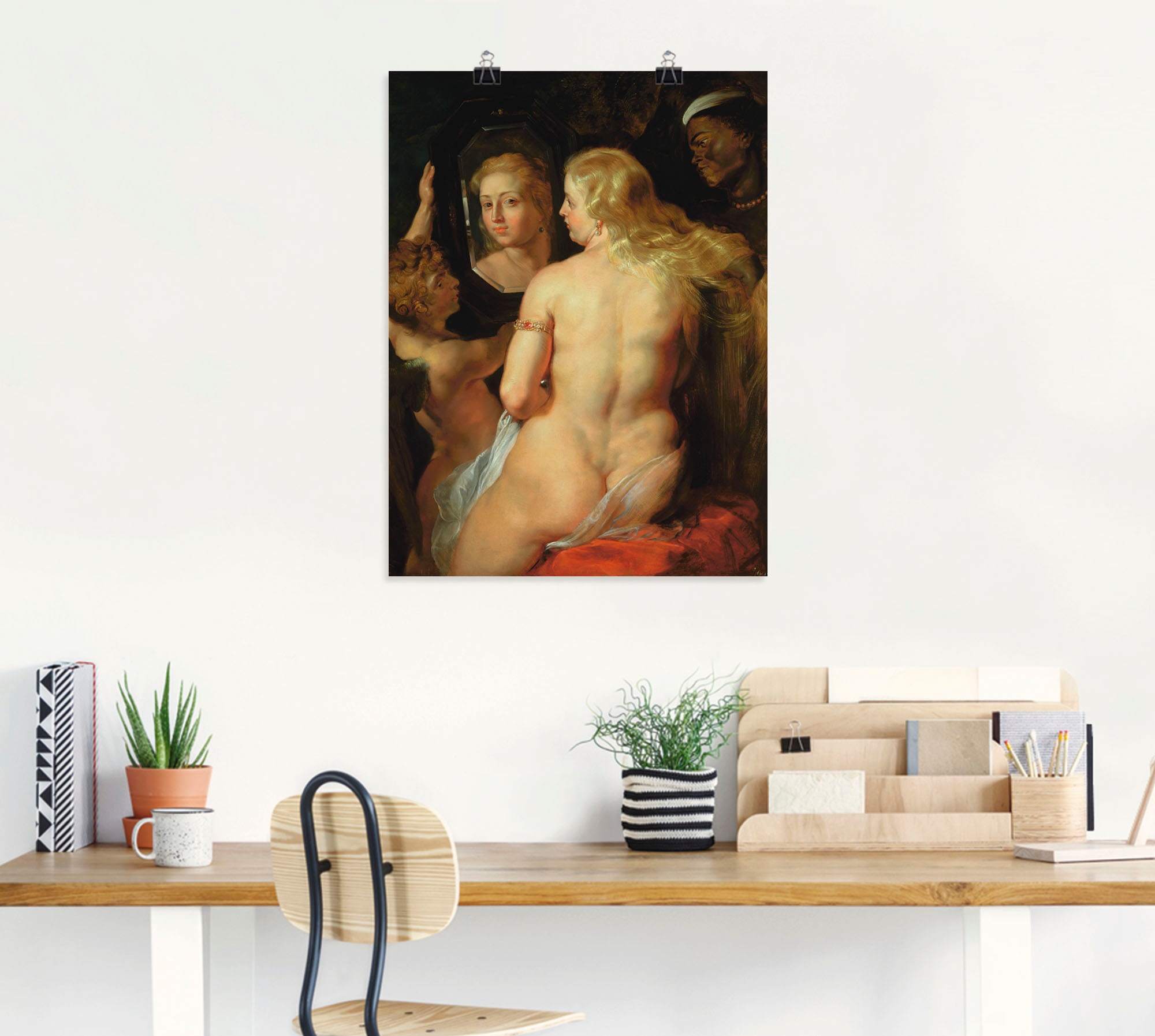 Artland Kunstdruck »Toilette der Venus«, Frau, (1 St.), als Leinwandbild, W günstig online kaufen