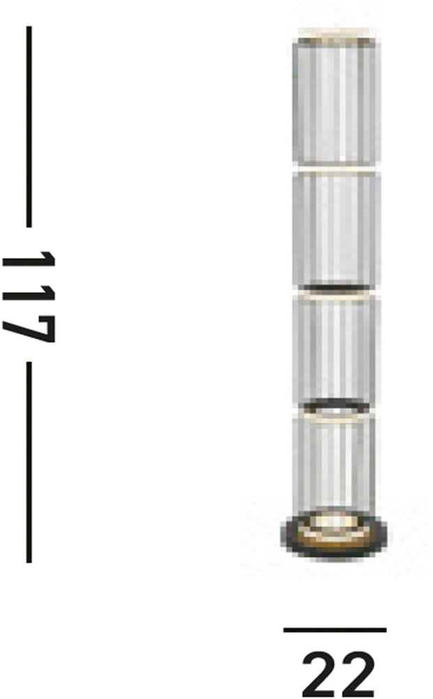 Searchlight LED Stehlampe »Stehlampe Circolo, 1-flammig«, 1 flammig, Leuchtmittel LED-Modul | LED fest integriert, Elegante Optik