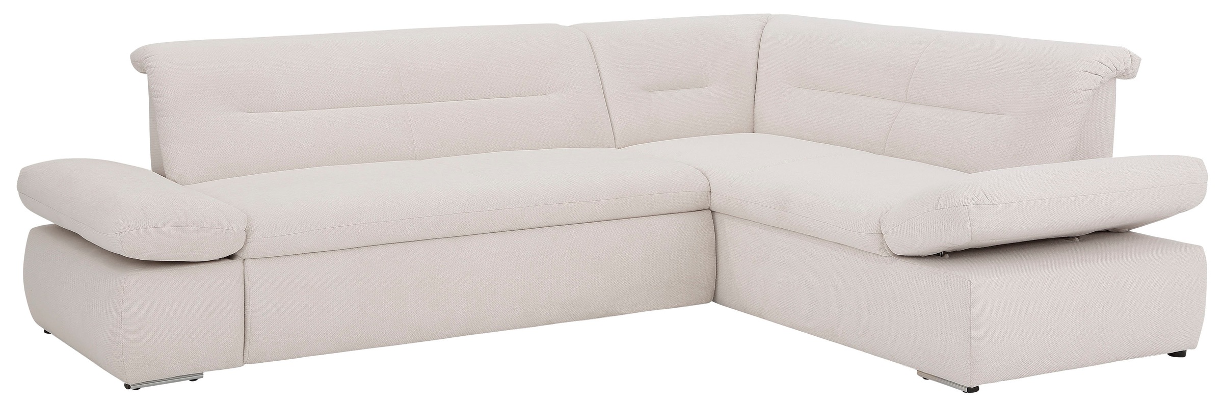 INOSIGN Ecksofa »Avesa L-Form«, Wahlweise mit Arm- und Bettfunktion, B/T/H: 275/211/80 cm