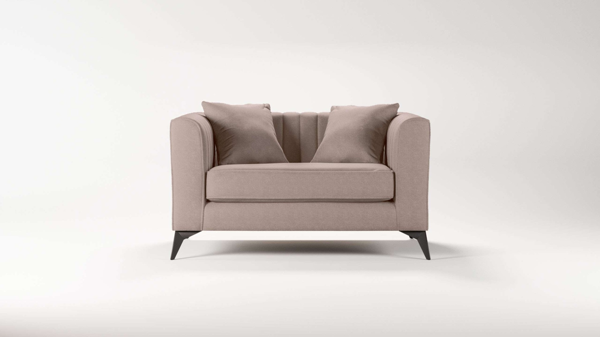 Places of Style Loveseat »MATTHEW Loungesessel, Maße B/T/H: 130/86/74 cm«, günstig online kaufen