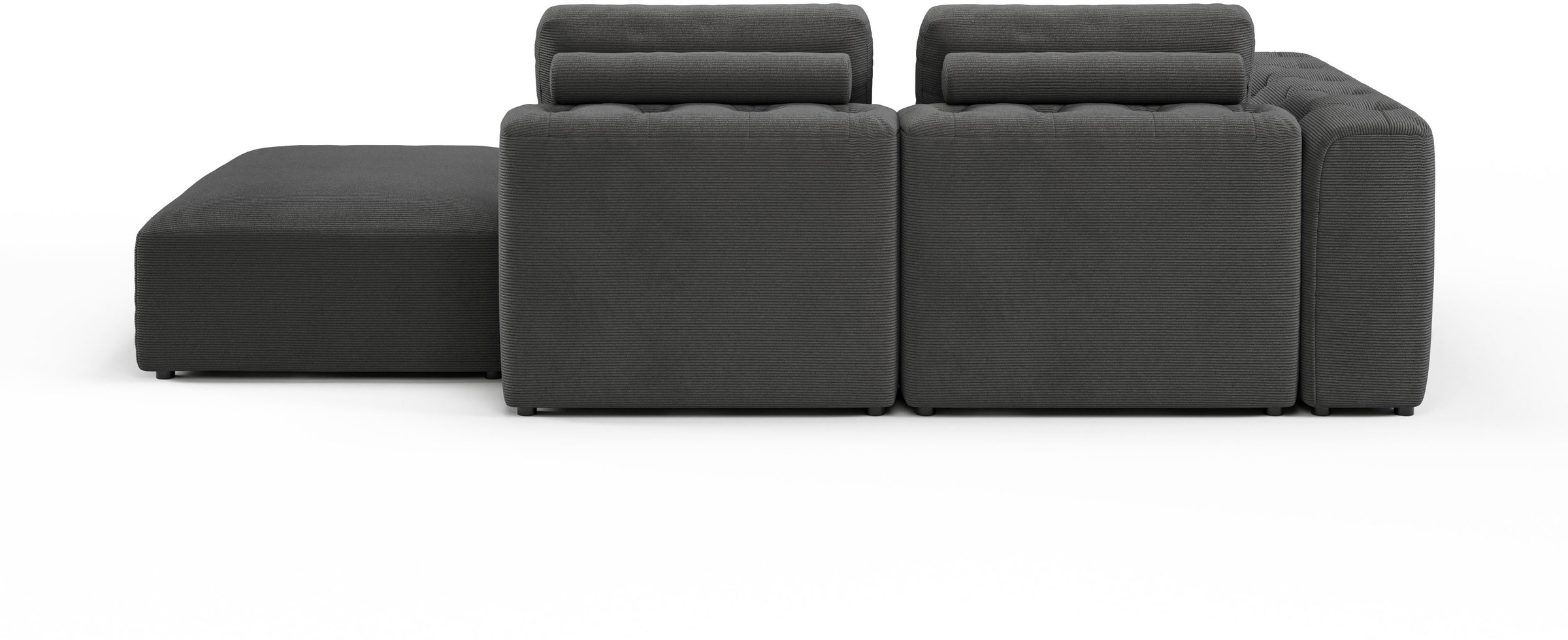 RAUM.ID Chaiselongue »Cushid«, Modul-Sofa, bestehend aus 2-Sitzer und Hocker