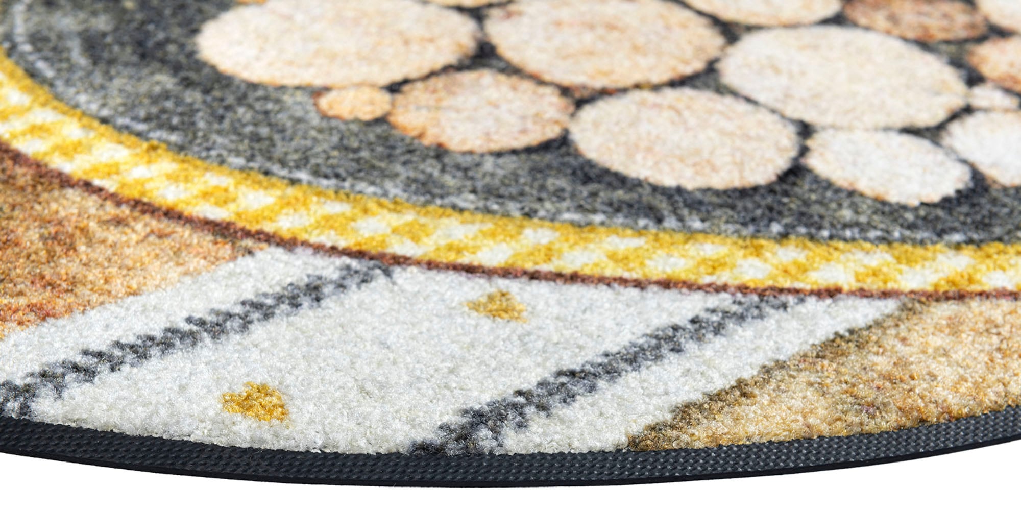 wash+dry by Kleen-Tex Fußmatte »Round Cortina«, rechteckig, 7 mm Höhe