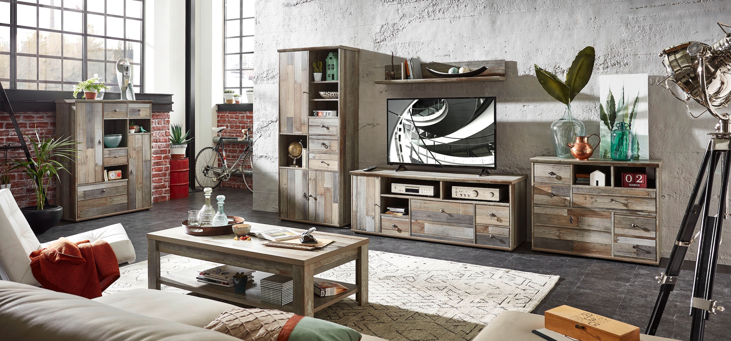 Innostyle Wohnwand »BONANZA«, (4 St.)