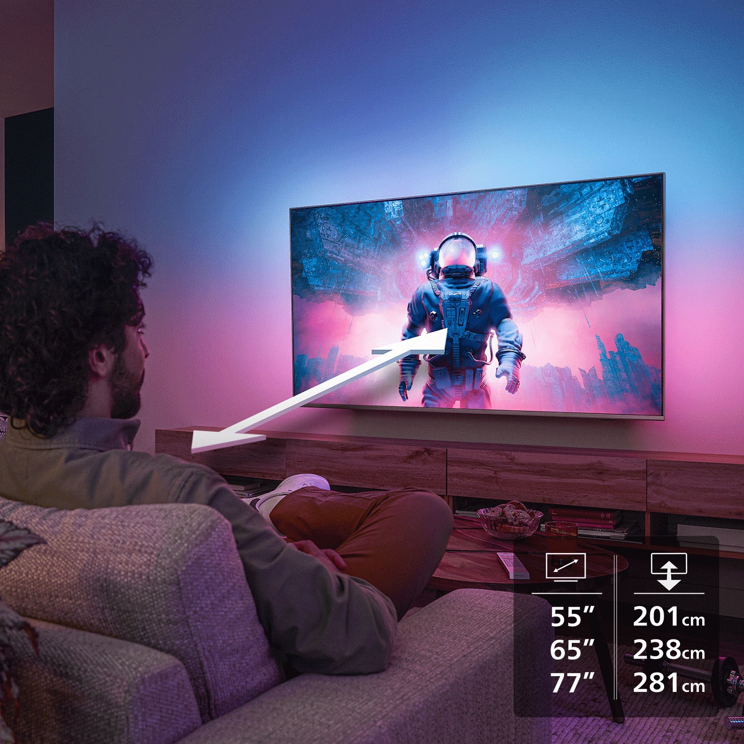 Philips OLED-Fernseher »55OLED761/12« 139 cm/55 ″ Smart-TV