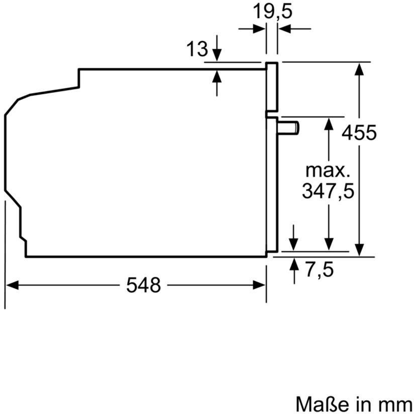 BOSCH Einbaubackofen »CBG635BS3«, 8, CBG635BS3, mit Teleskopauszug nachrüstbar, ecoClean Direct