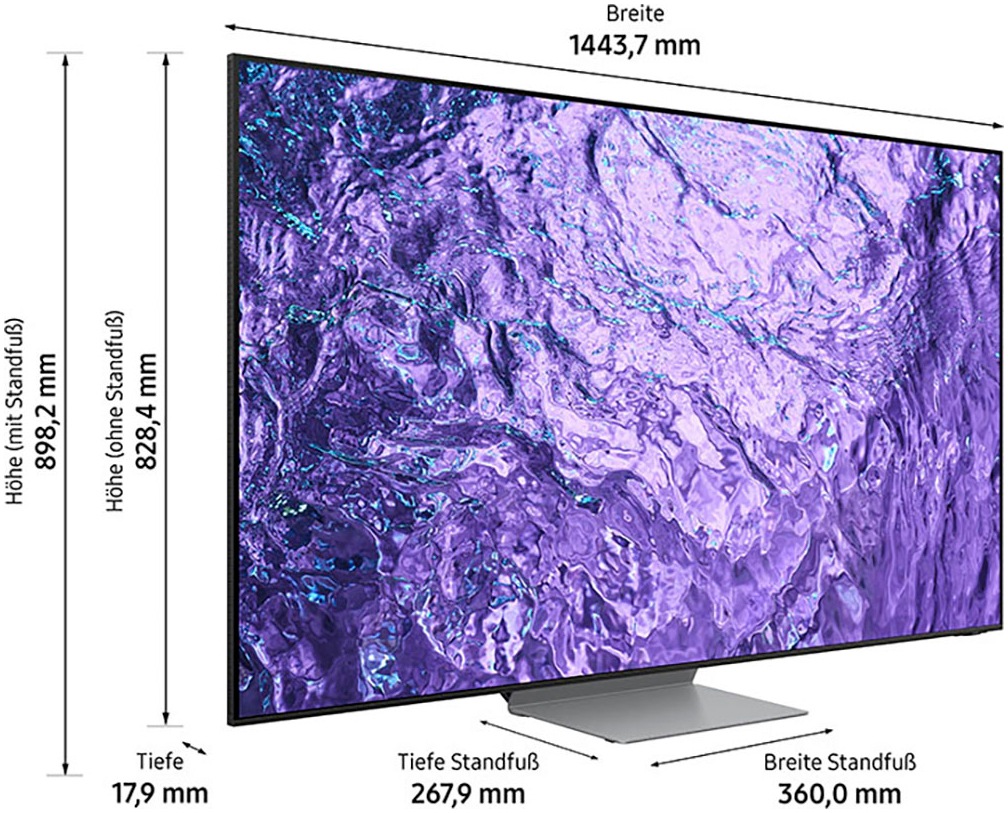 Samsung QLED-Fernseher »GQ65QN700CT«, 8K, Smart-TV