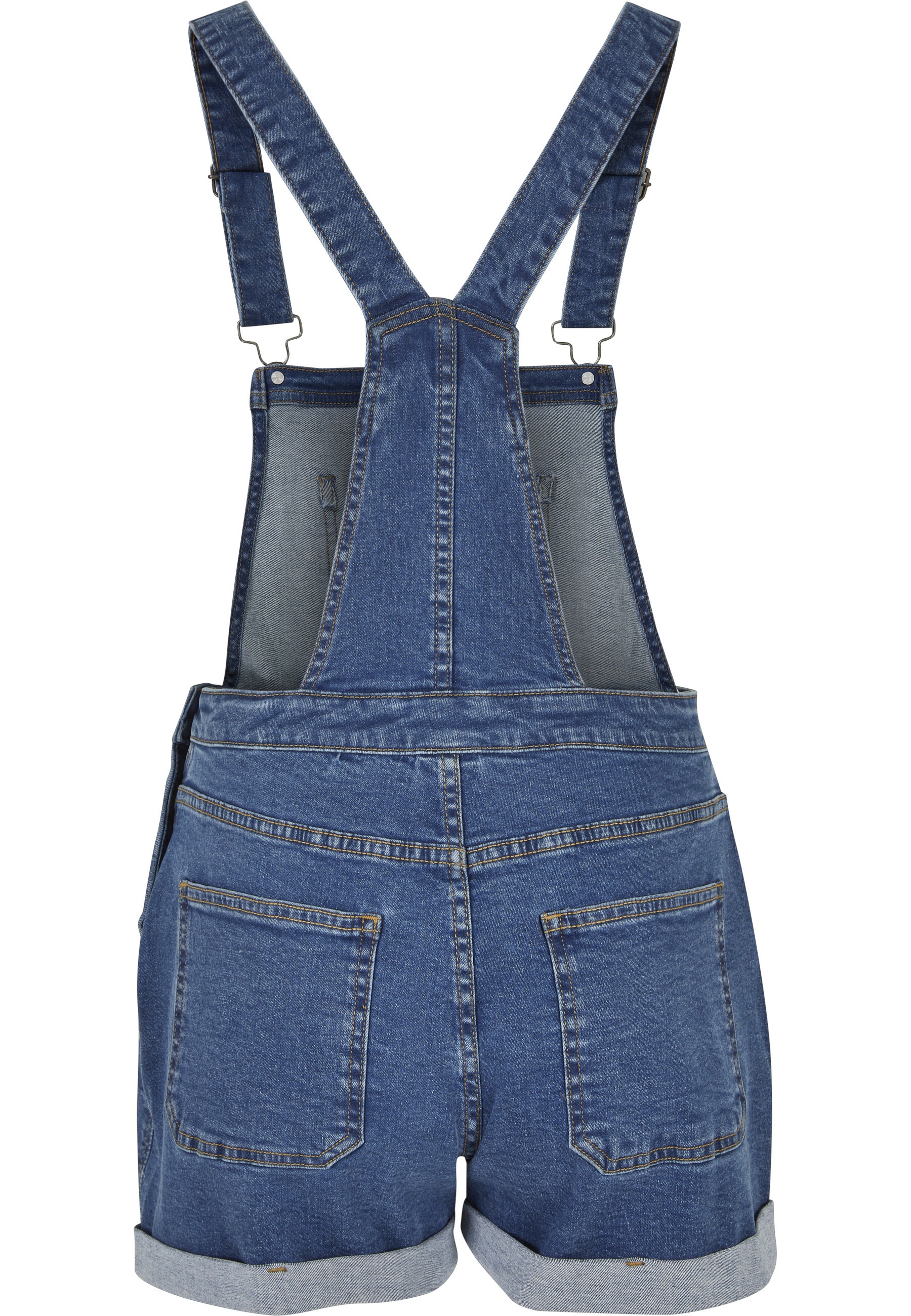 URBAN CLASSICS Jumpsuit »Urban Classics Damen Ladies Organic Short Dungaree« 1 Stk.