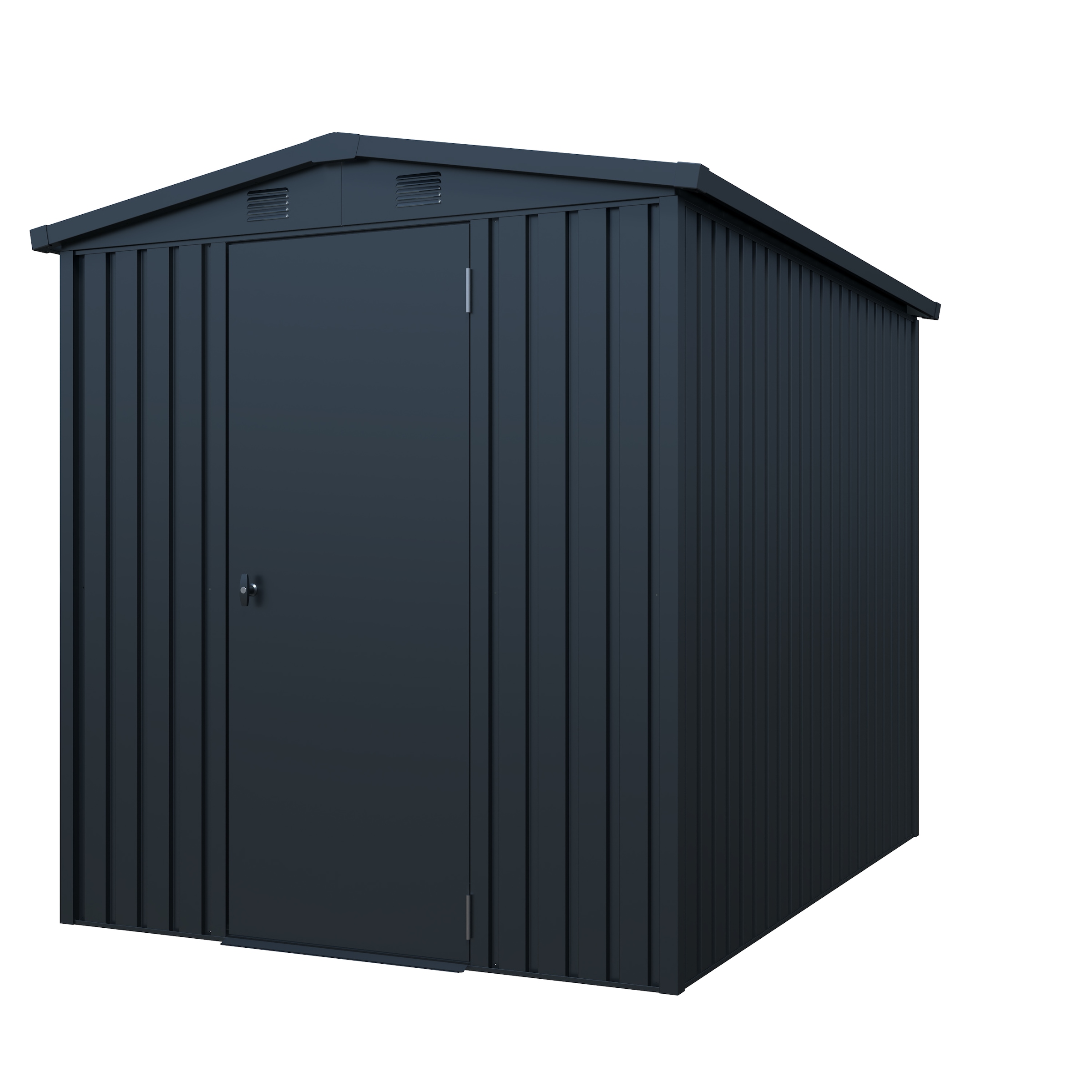 GARDEN 'N' MORE Gerätehaus »Pultdachhaus Basic plus« einfacher Aufbau, Langlebig, abschließbar, inkl. Regenrinne