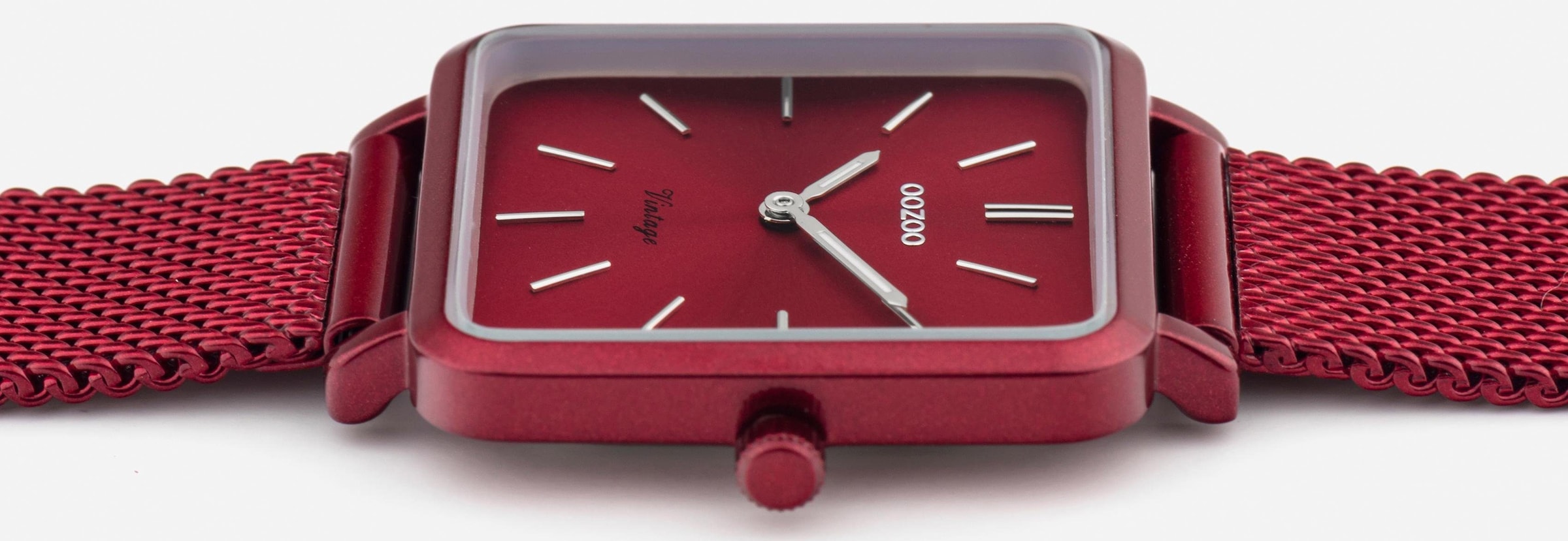 OOZOO Quarzuhr »C20011« Armbanduhr, Damenuhr, Edelstahlarmband