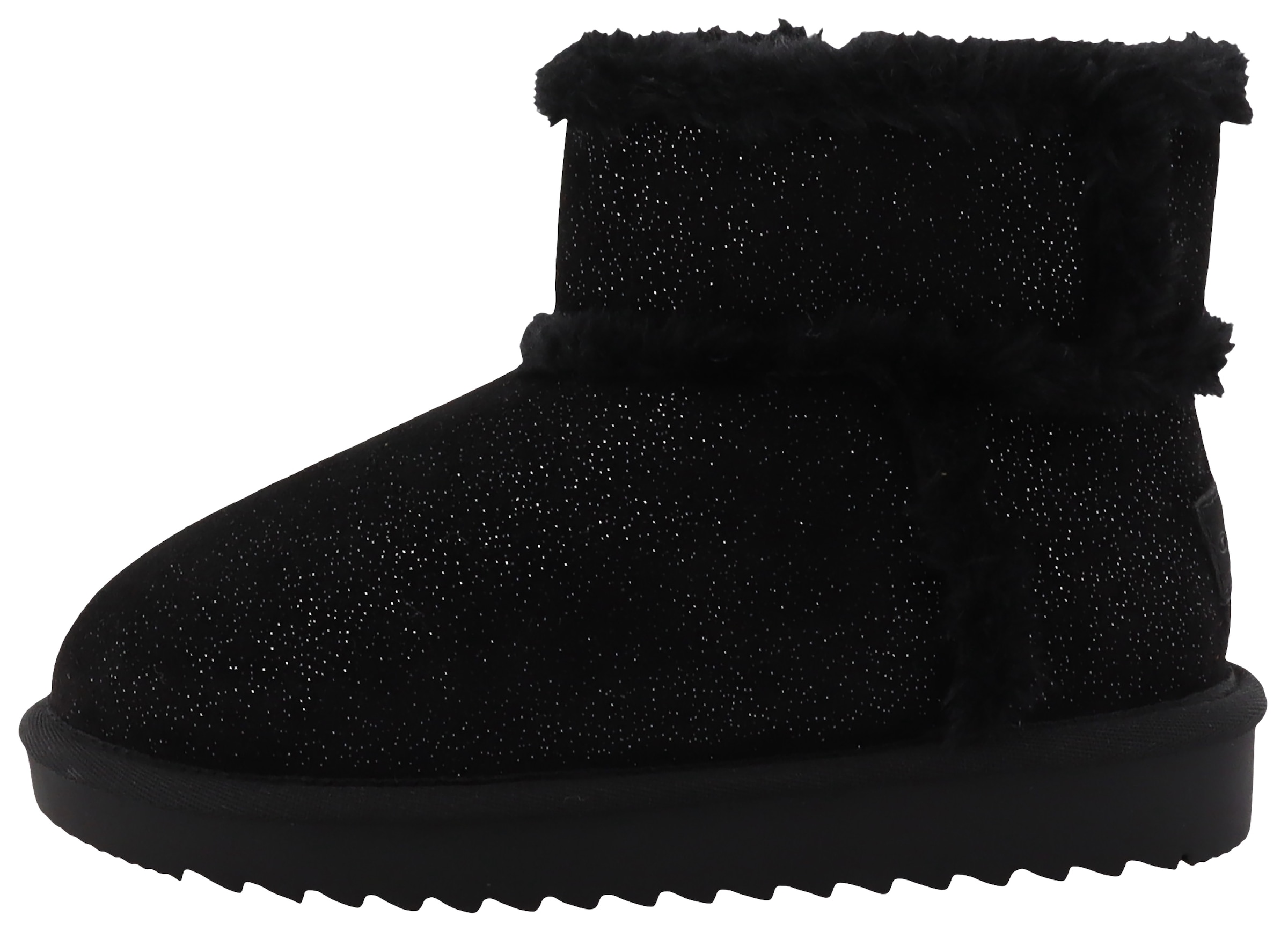 TOM TAILOR Winterboots, Plateau, Schlupfboots mit edlem Glitzerdruck