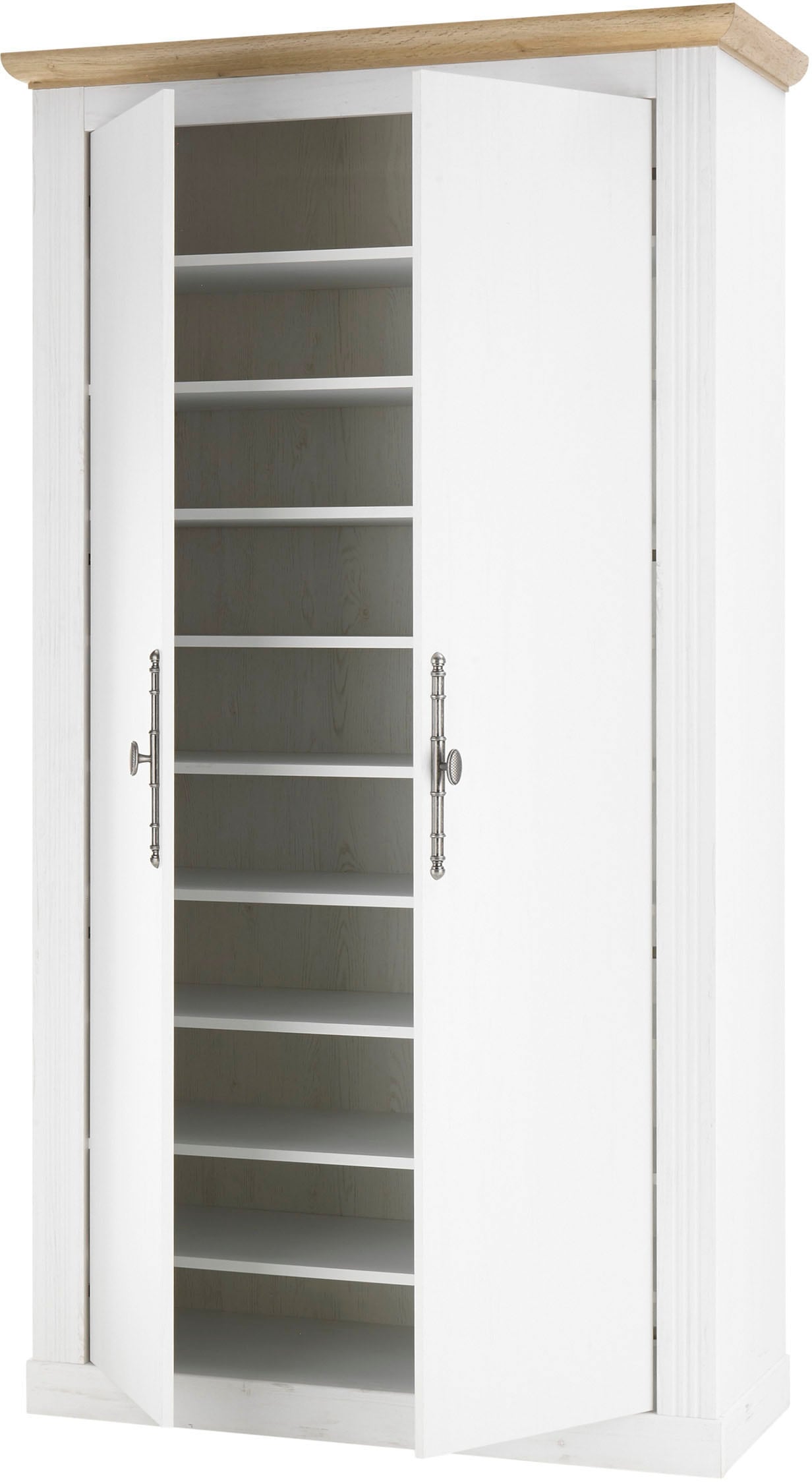Home affaire Schuhschrank »WESTMINSTER BESTSELLER!«, (Breite ca. 108 cm), im romantischen Landhausstil