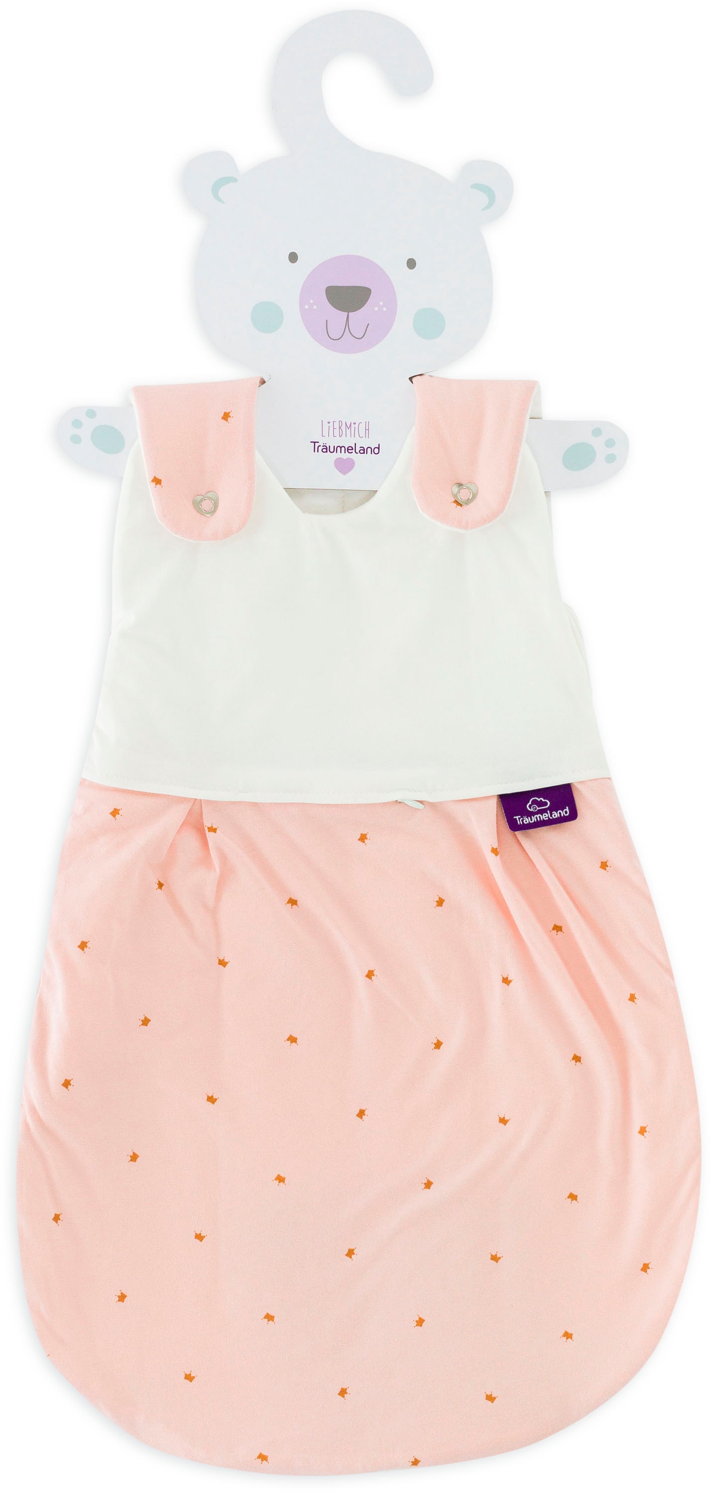 Träumeland Babyschlafsack »3tlg. Set LIEBMICH, Design Märchengold«, (3 tlg.)