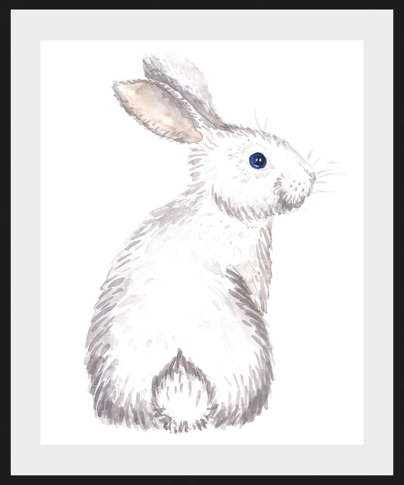 queence Bild »Afiro«, Hase-Hasen-Haustiere-Kunst-Ostern-Blumen, (1 St.), 50 günstig online kaufen