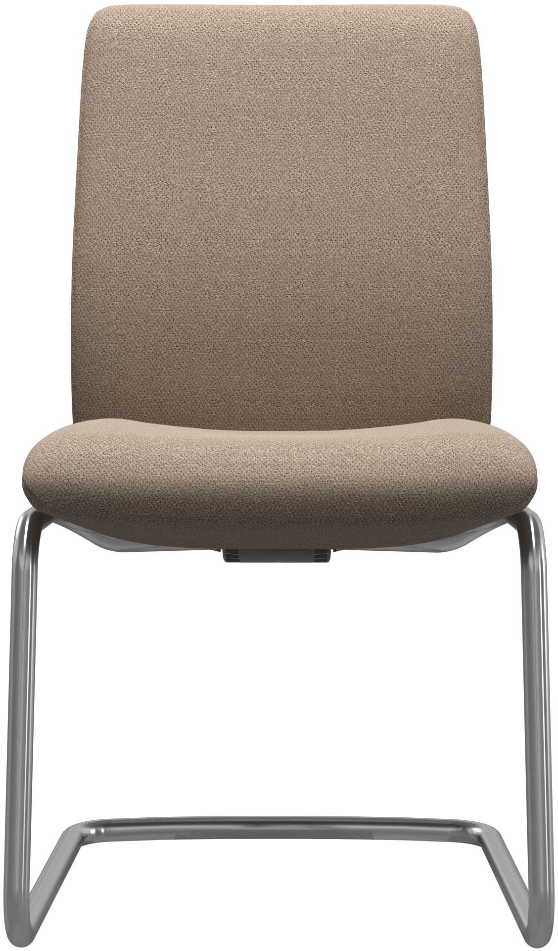 Stressless® Polsterstuhl »Laurel«, ROHLEDER Stoff Q2 FARON, Low Back, Größe L, mit Beinen aus Stahl in Chrom matt