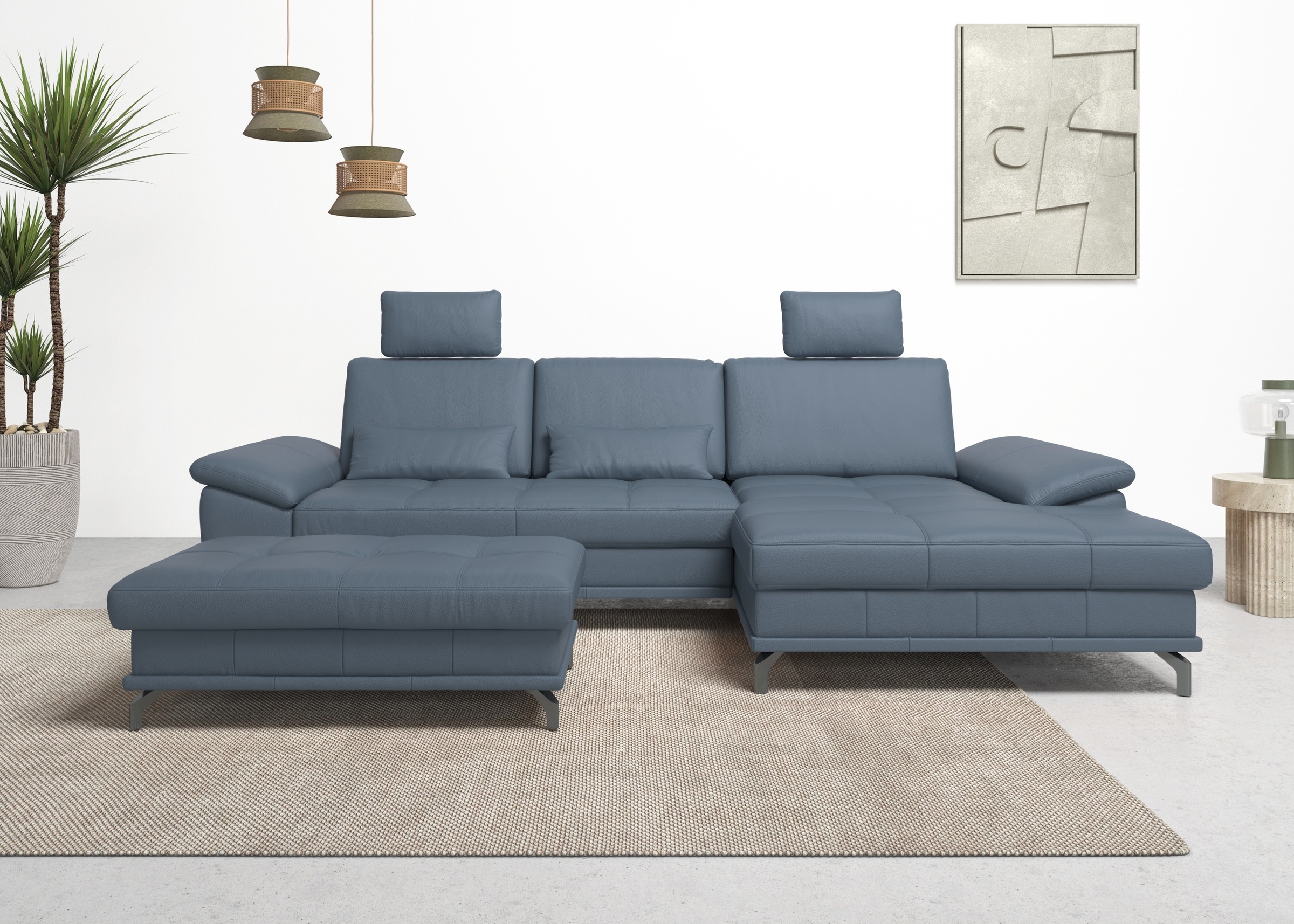 OTTO home Ecksofa "Costello L-Form, B: 301 cm mit Sitztiefen-, Armteilverst günstig online kaufen
