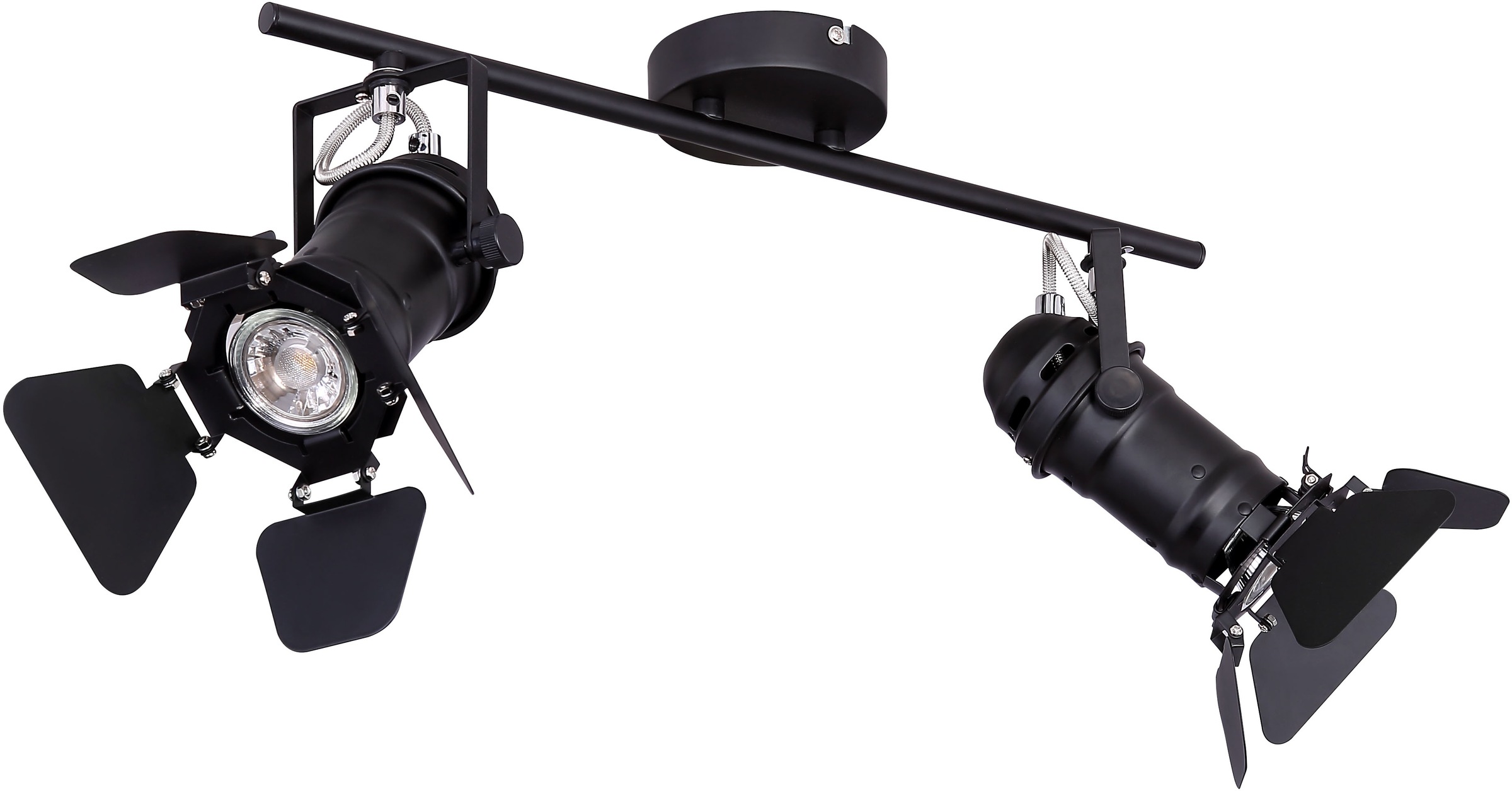 GLOBO LIGHTING Deckenstrahler »EGON«, Leuchtmittel GU10 | ohne Leuchtmittel, Spot/beweglich/Film/bewegliche Klappen/LxBxH: 540x180x265mm