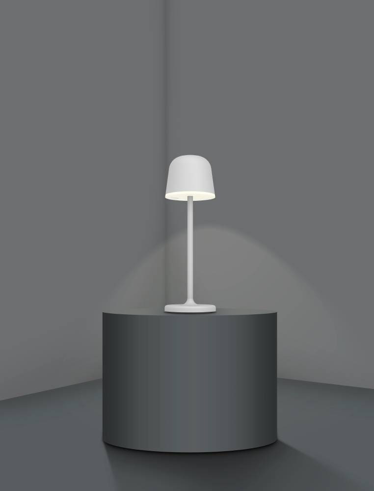 EGLO Tischleuchte »MANNERA«, 1 flammig, Leuchtmittel LED-Modul | LED wechselbar, Nachttischlampe Touch dimmbar, Tischleuchte in Grau und Weiß, IP54
