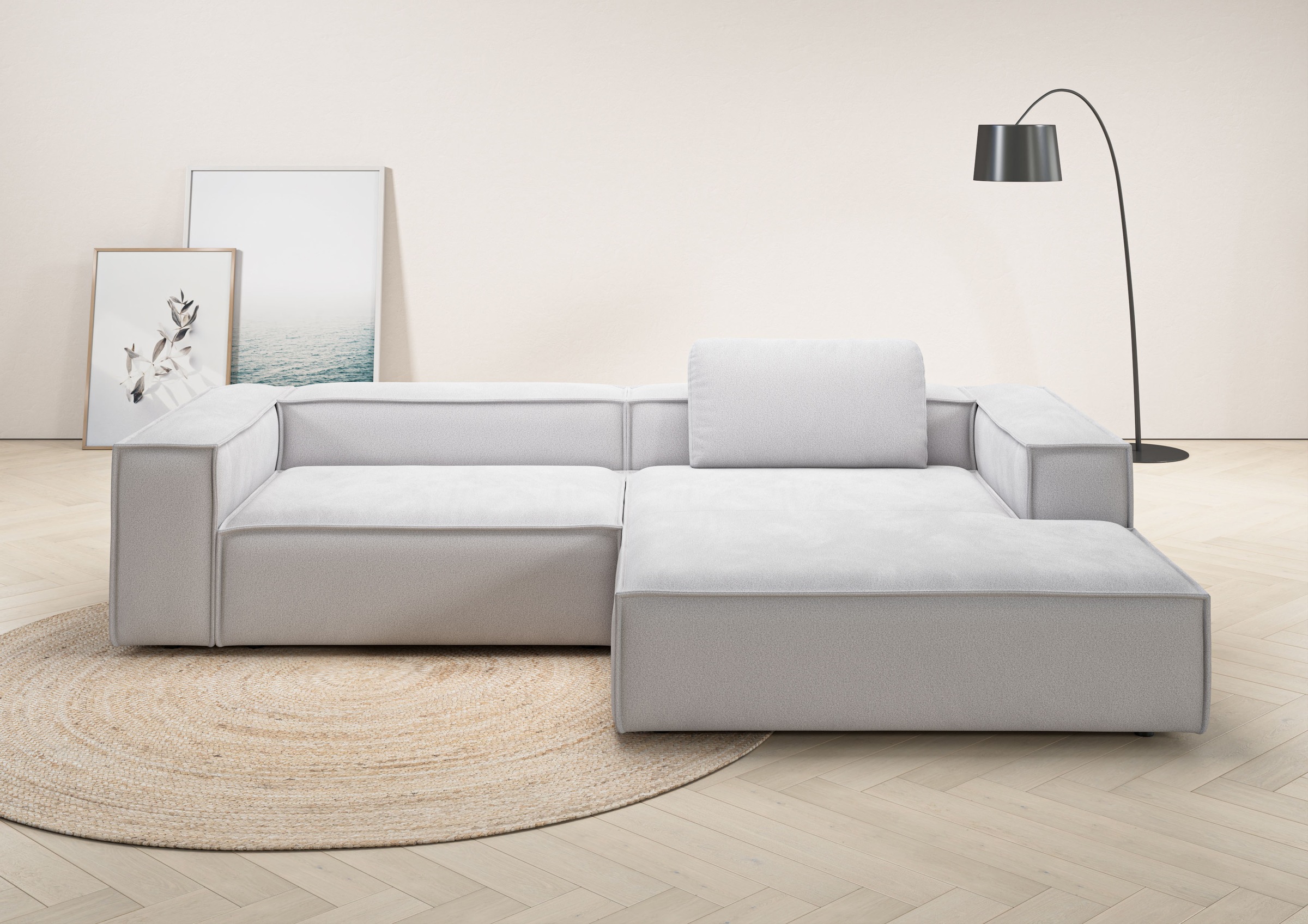 Places of Style Ecksofa »Watertown, modernes XXL L-Form, 306 cm breit«, Gro günstig online kaufen