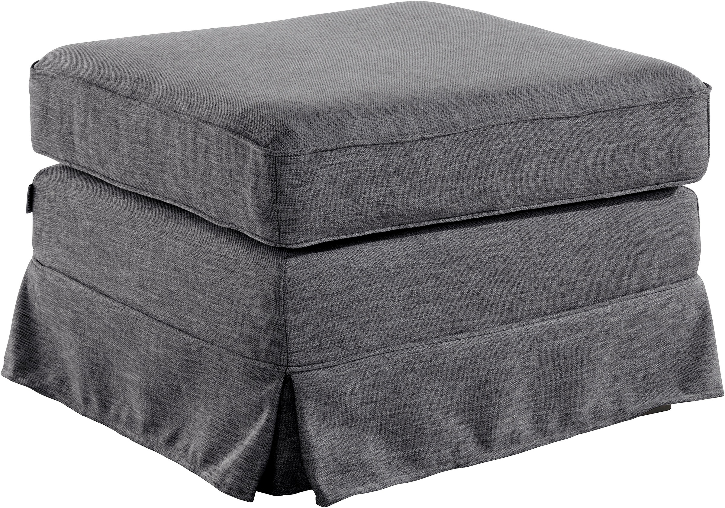 Home affaire Polsterhocker »Shadmoor«, Hussenoptik, in uni oder mit Blumendruck, passend zur Shadmoor-Serie