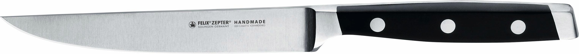 Felix Solingen Steakmesser »FIRST CLASS«, (Set, 4 tlg.), Vakuum- und eisgehärtet