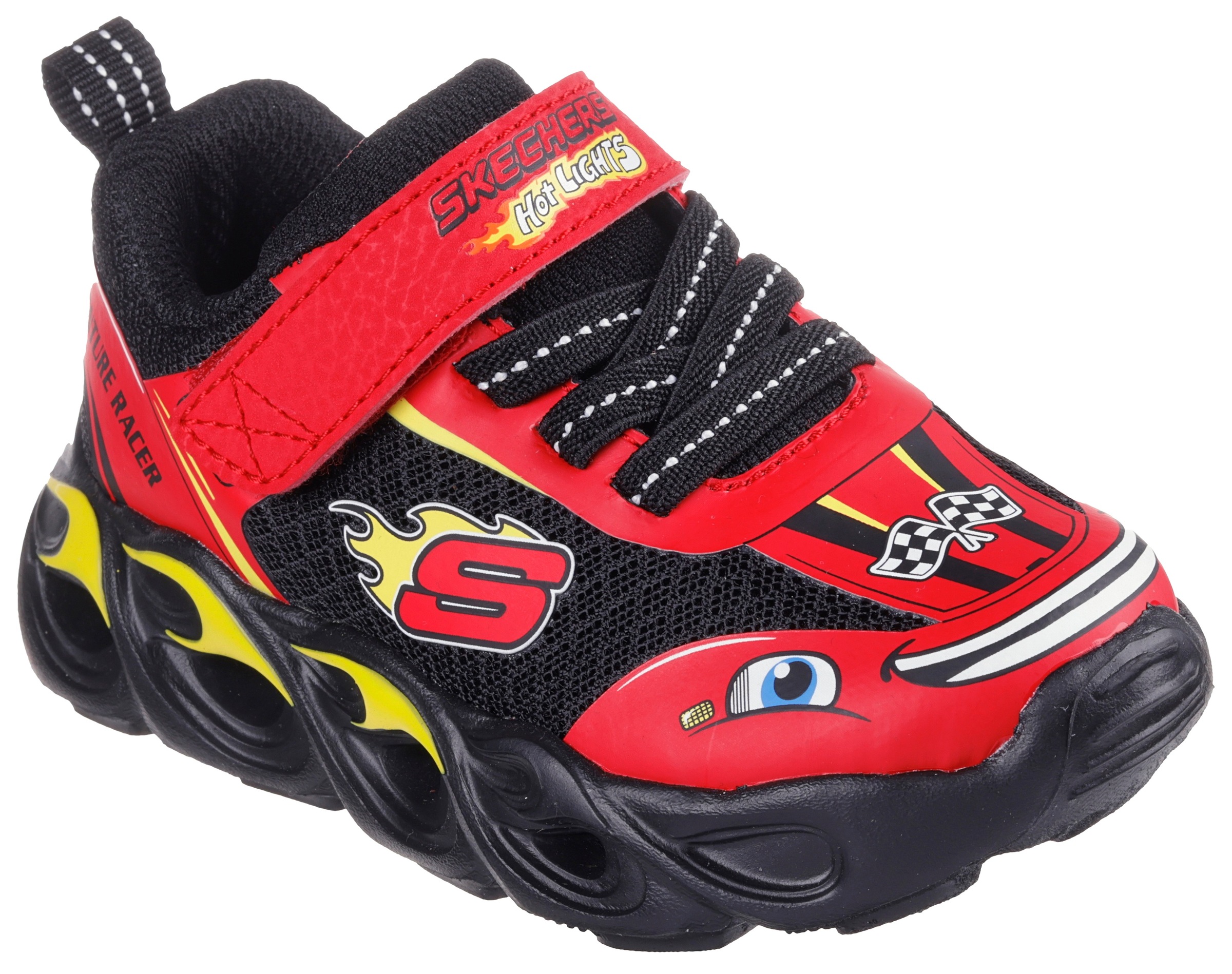 Skechers Sneaker »Hot Lights: Thermo Flash - Wheel Buddies«, Blinkschuh, Klettschuh im Hot Lights® Design mit Automotiv