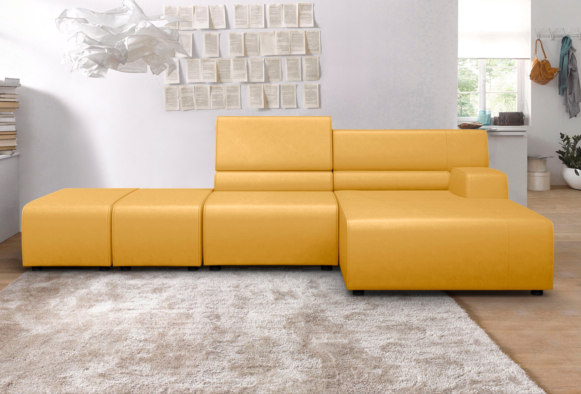 Egoitaliano Ecksofa »Babouche, Designsofa mit außergewöhnlichem Sitzkomfort günstig online kaufen