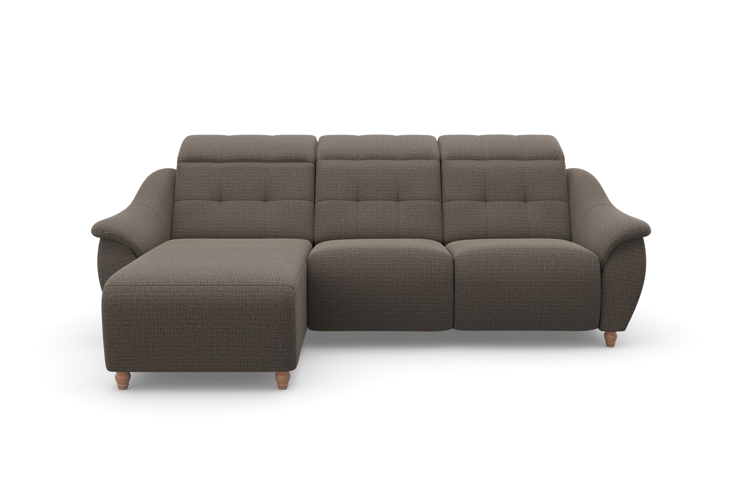 Home affaire Ecksofa »Boston L-Form« Kopfteilverstellung an jeder Sitzfläch günstig online kaufen