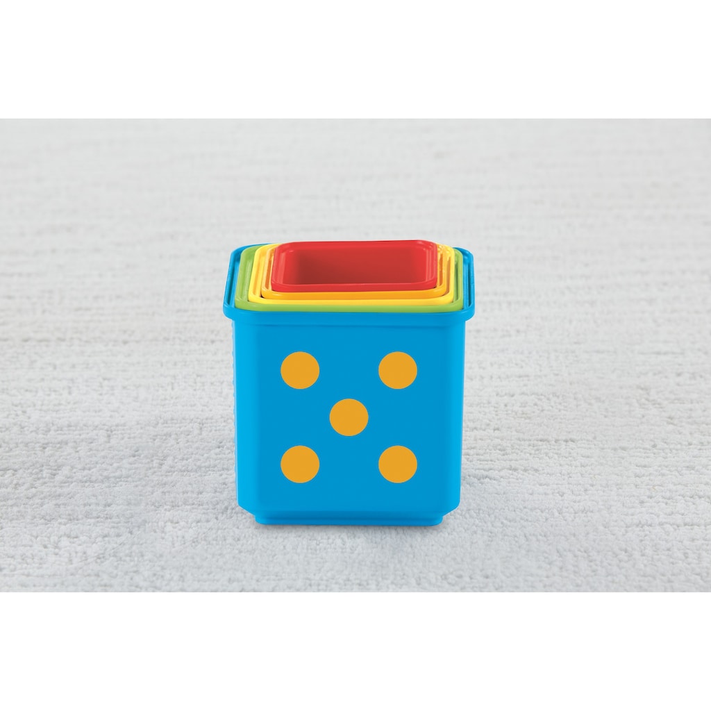 Fisher-Price® Stapelspielzeug »Entdecker- und Stapelwürfel«, (5 tlg.)