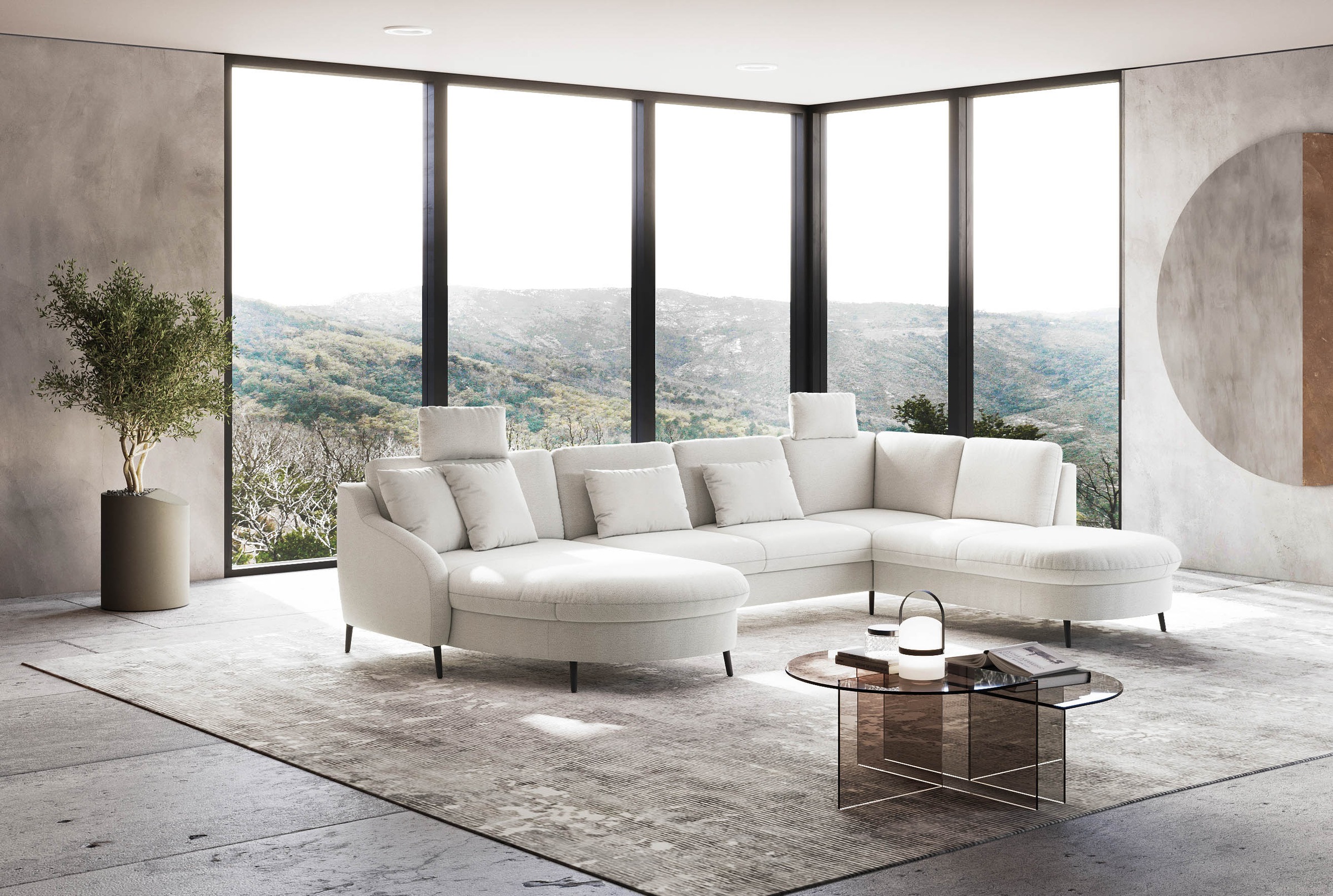 sit&more Wohnlandschaft »Soul U-Form«, wahlweise mit Bett und Bettkasten günstig online kaufen
