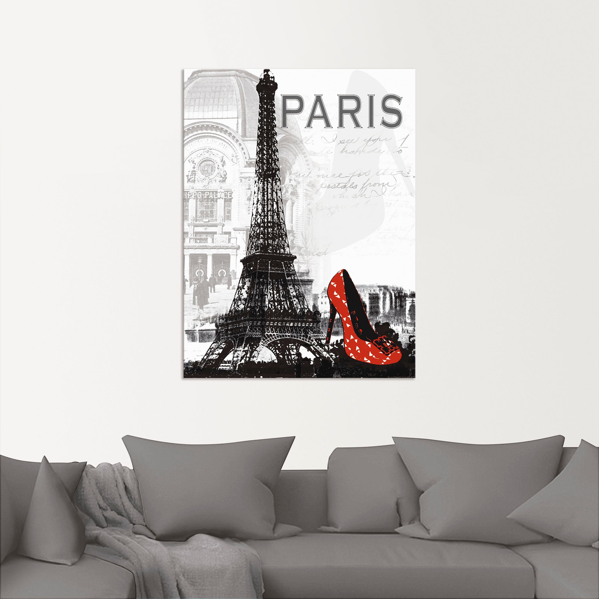 Artland Wandbild »Paris - Chic«, Gebäude, (1 St.), als Alubild, Outdoorbild günstig online kaufen