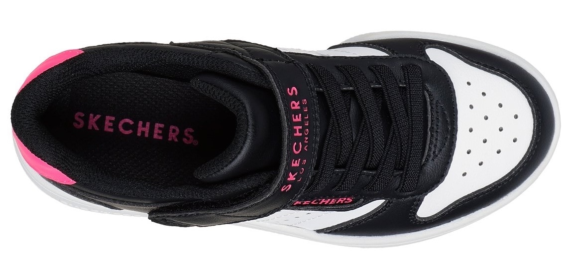 Skechers Kids Sneaker »QUICK STREET«, Retro Sneaker mit Klettverschluss, Größenschablone zum Download