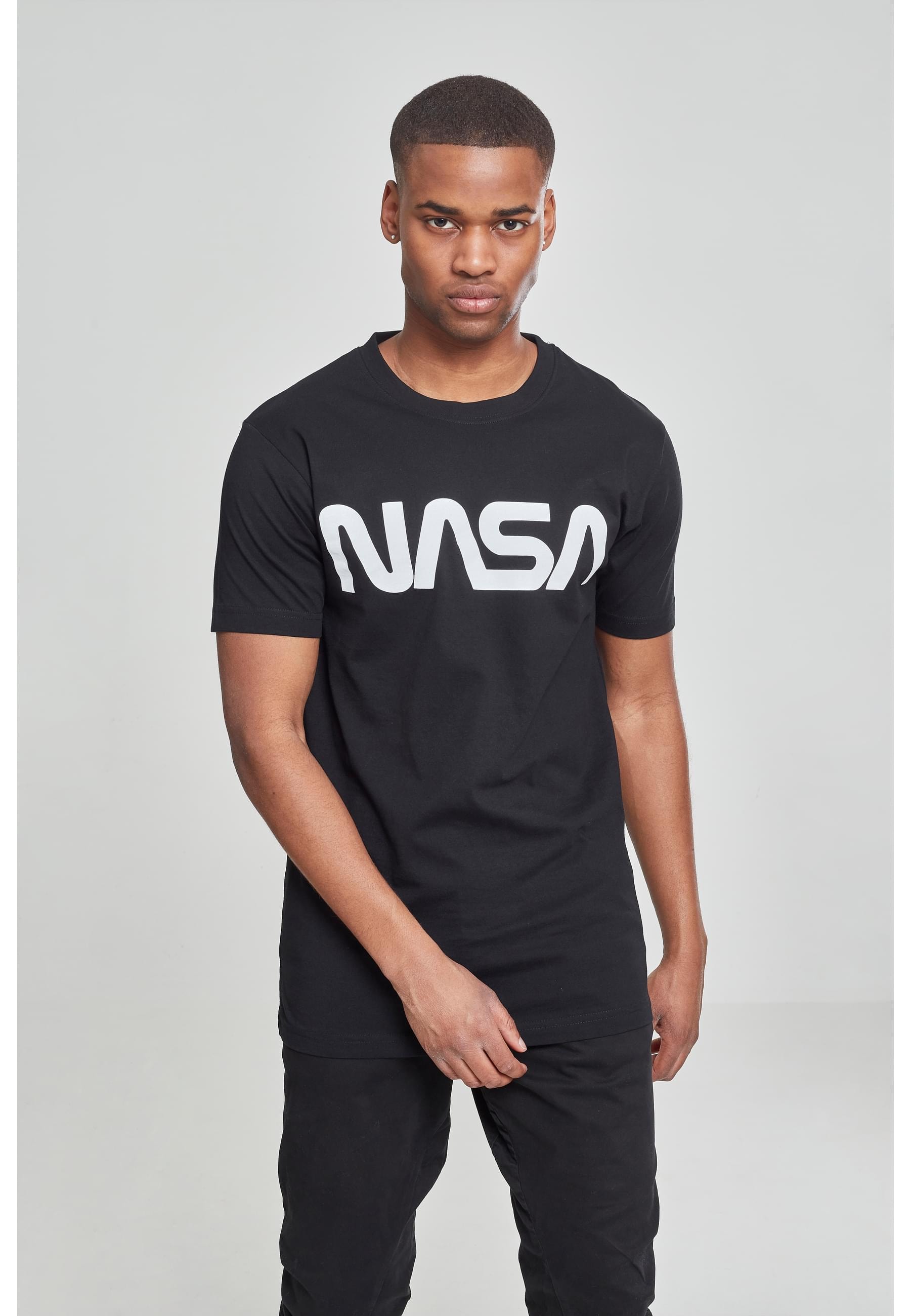 MisterTee T-Shirt »MisterTee Herren NASA Worm Tee« 1 Stk. tlg.