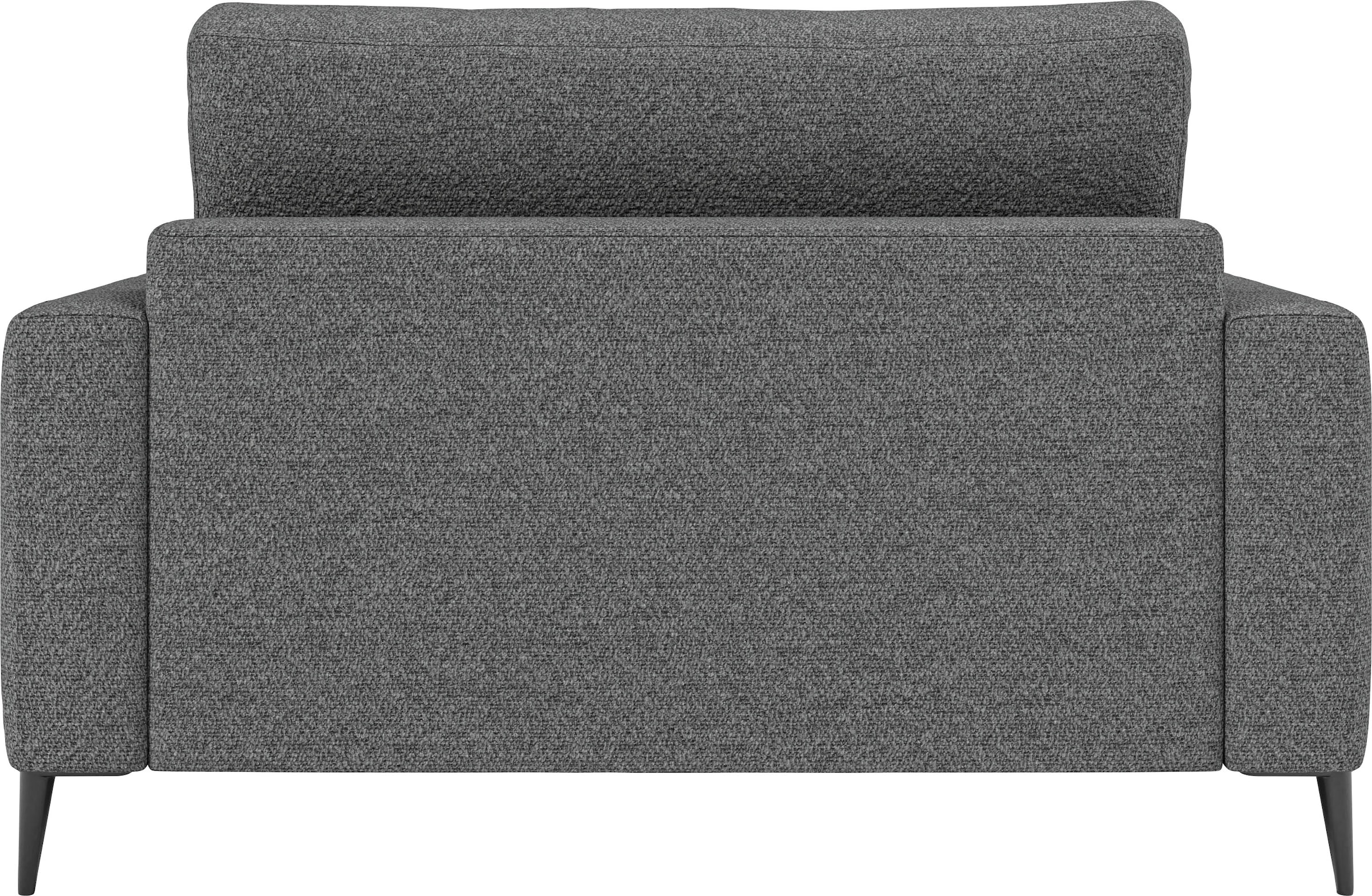 Home affaire Chaiselongue »Downtown Loungemöbel zum Relaxen, B/T/H: 132/170/84 cm« auch in Bouclé, Cord und Easy care - leicht mir Wasser zu reinigen,