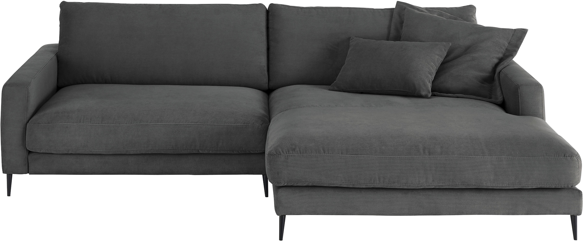 INOSIGN Ecksofa "Downtown, B/T/H: 272/190/84 cm L-Form", weicher Sitzkomfor günstig online kaufen