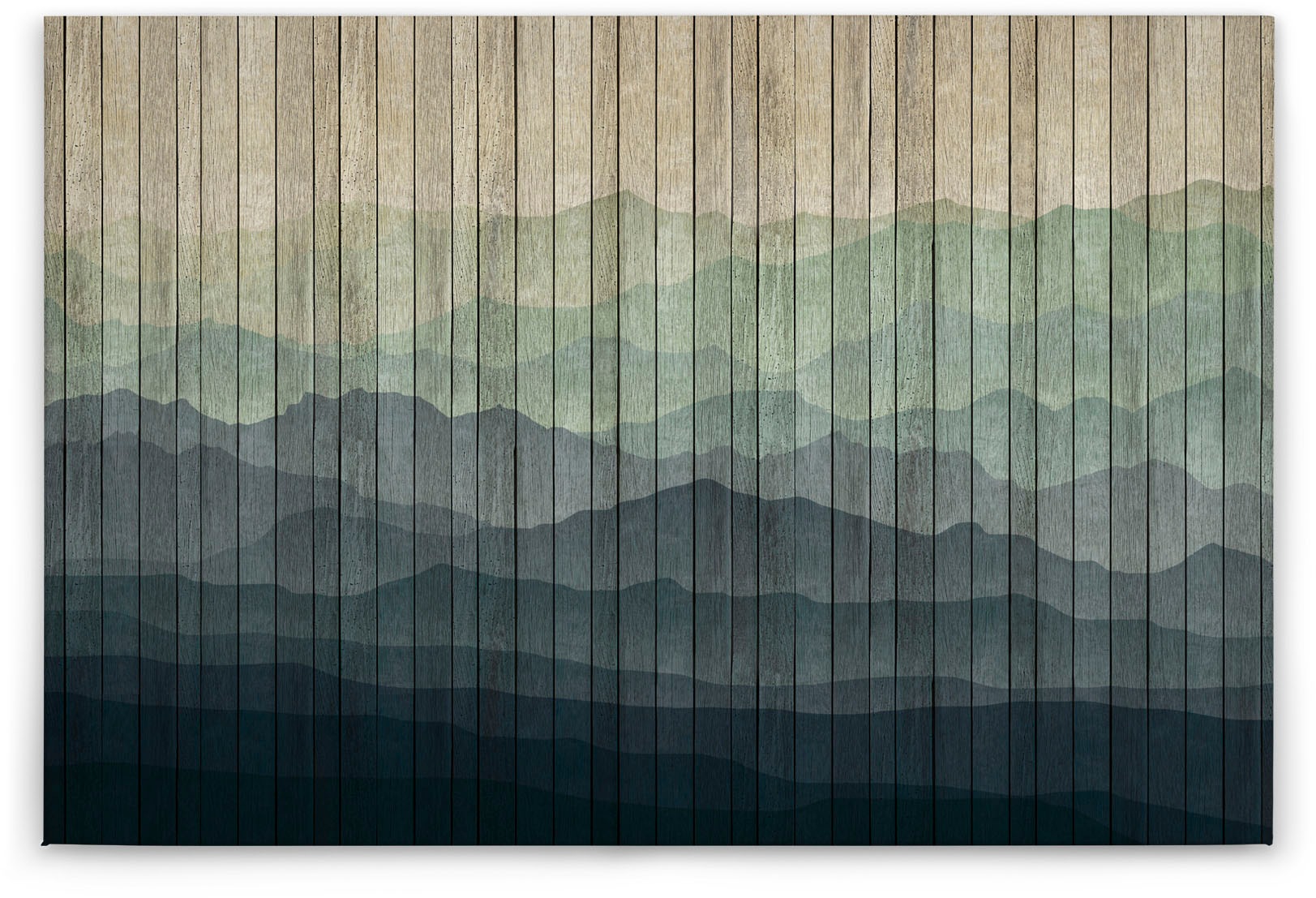 A.S. Création Leinwandbild »mountains«, Kunst-Landschaft-Kinder, (1 St.), Keilrahmen Landschaft Berge Gebirge Leinwand-Bild Wohnzimmer modern