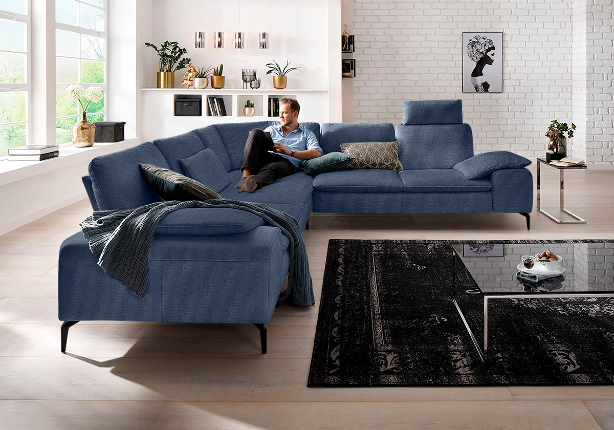 W.SCHILLIG Ecksofa "valentinoo", (Set), mit Sitztiefenverstellung, Breite 3 günstig online kaufen