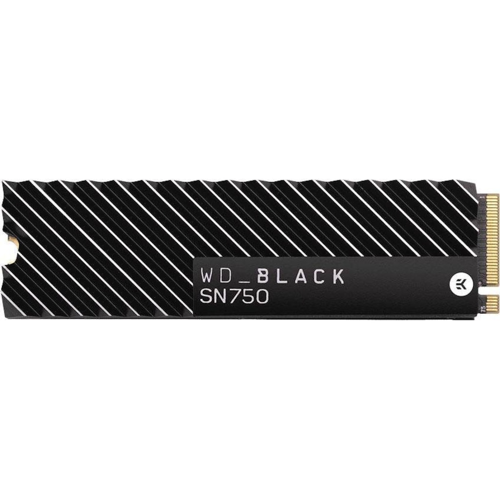WD_Black Gaming-SSD »SN750 NVMe SSD Heatsink«, Anschluss M.2 PCIe 3.0