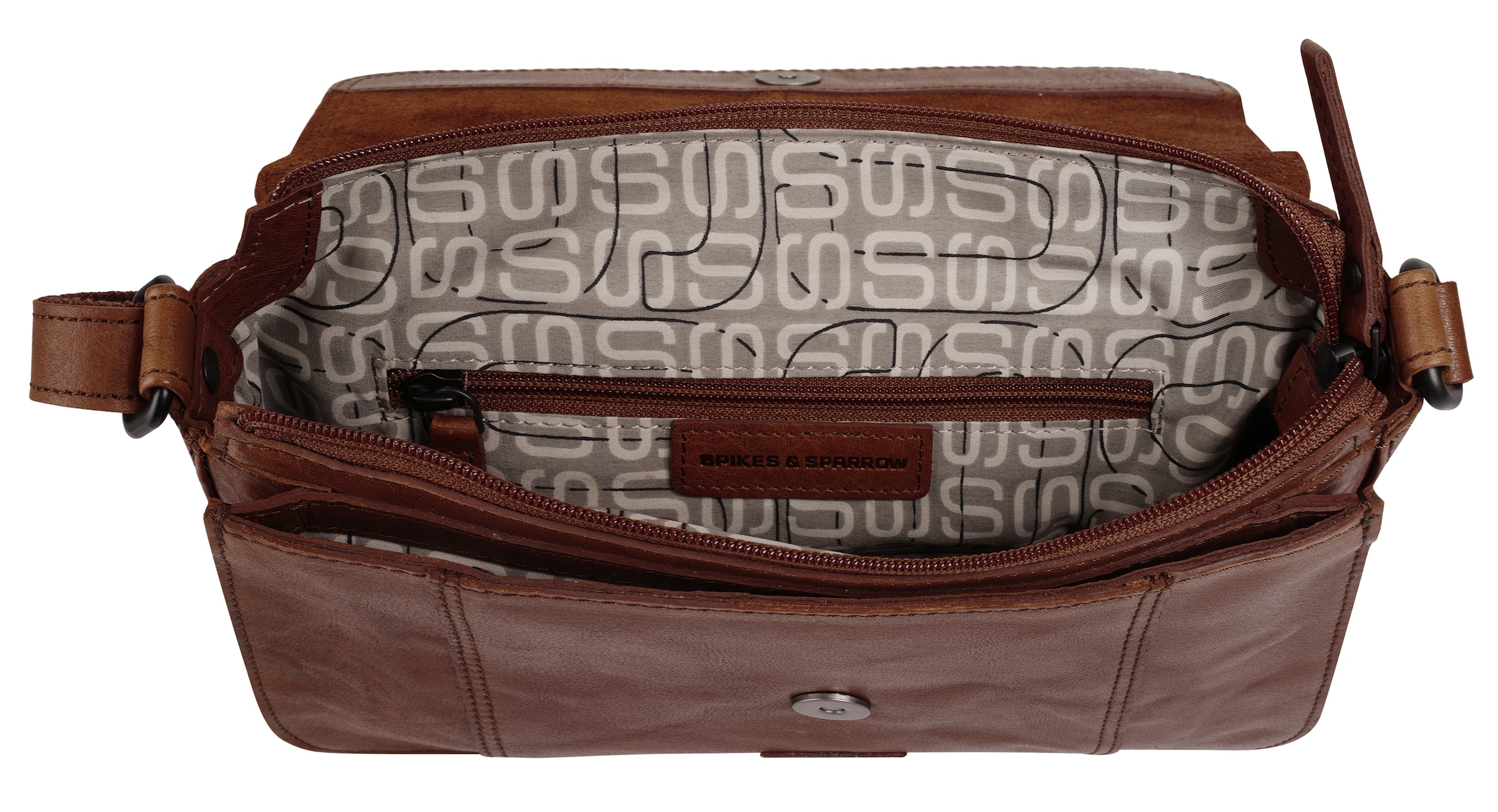 Spikes & Sparrow Umhängetasche echt Leder