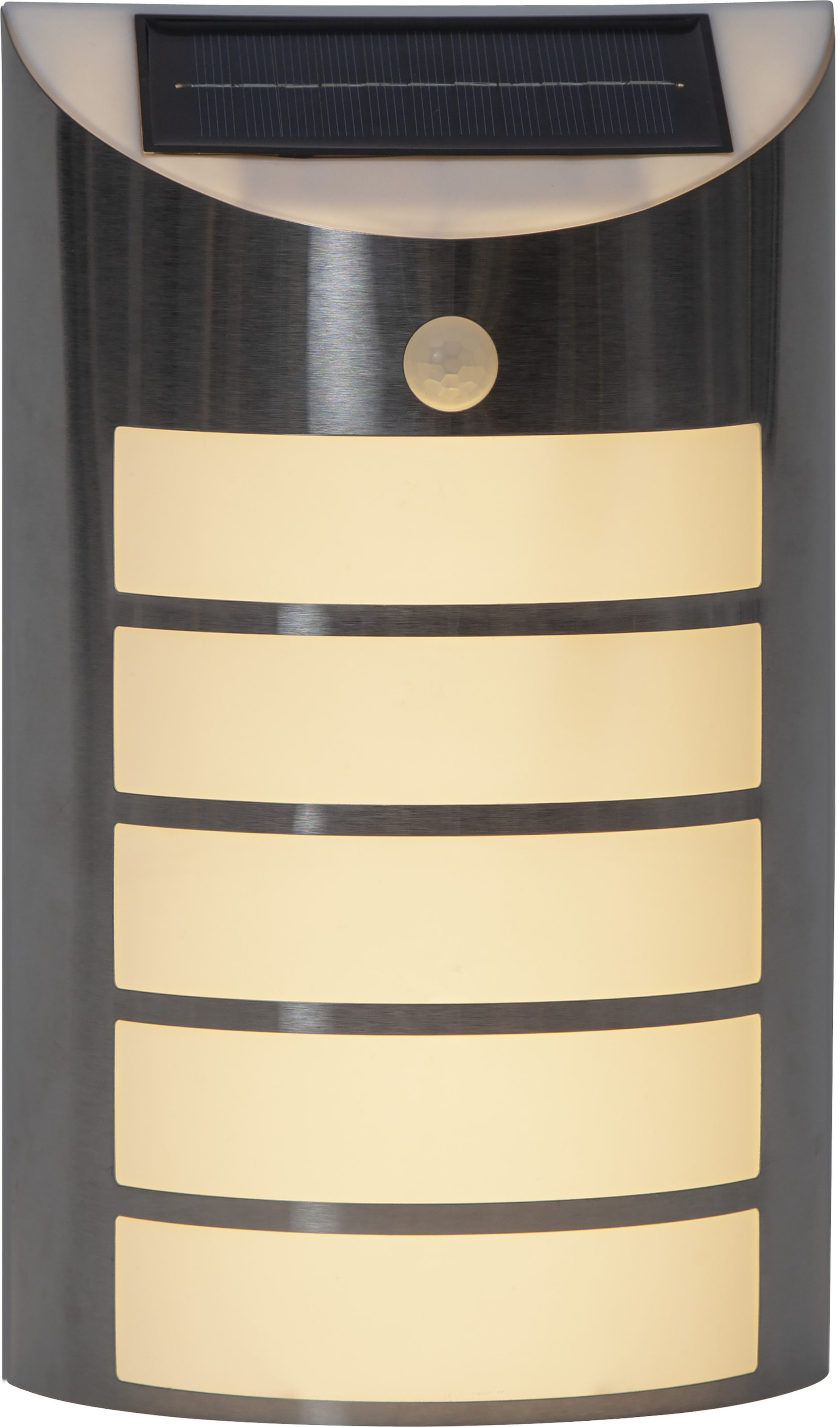 Parforce Traditional Hunting LED Solarleuchte »Solar Wandleuchte Wandy« LED-Board 1 Stk. Warmweiß Bewegungs- und Dämmerungssensor, 50 lm bei Bewegung, 8 lm stetig