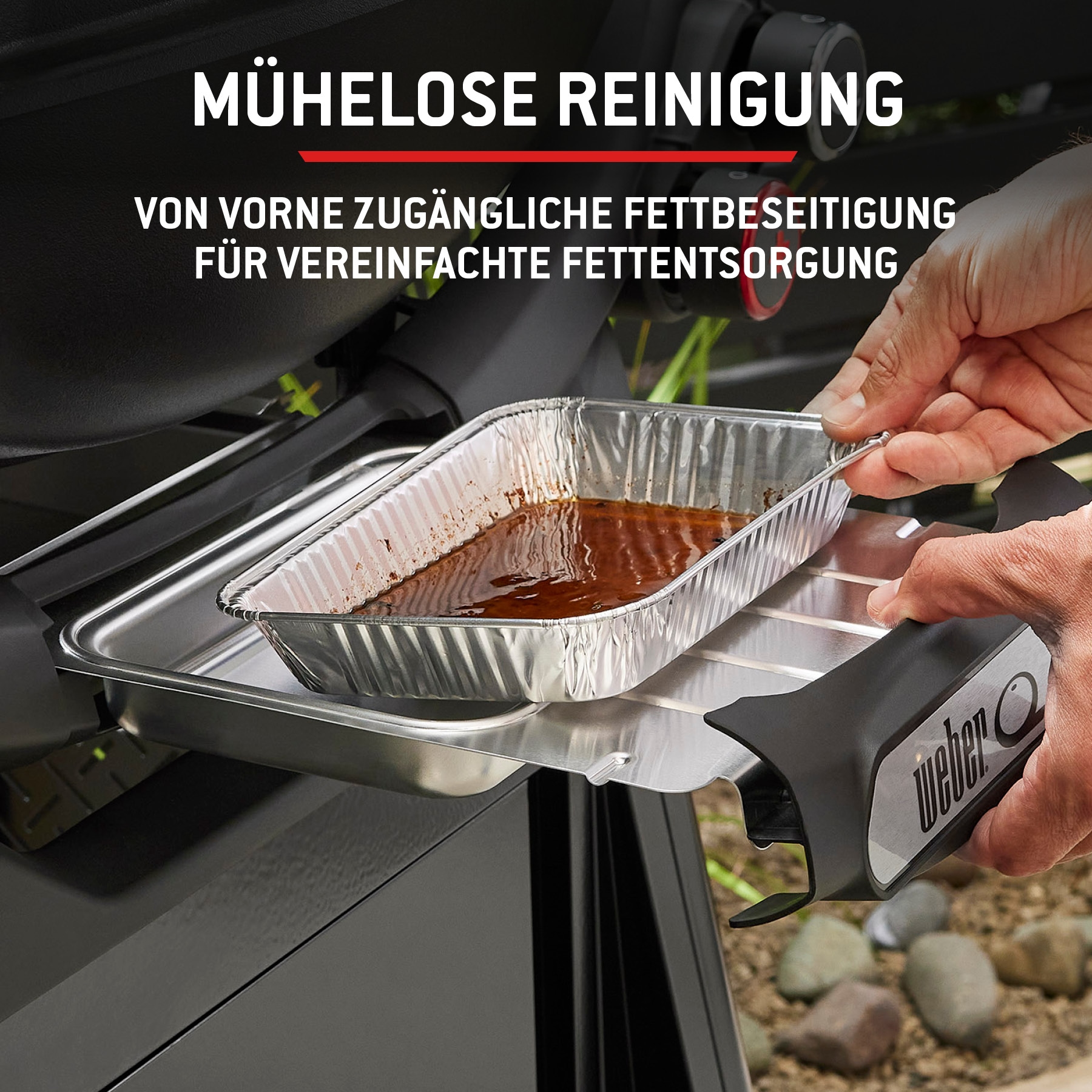 Weber Gasgrill »Q2200N« Mit Deckelthermometer, abnehmbaren Seitentischen und Untergestell