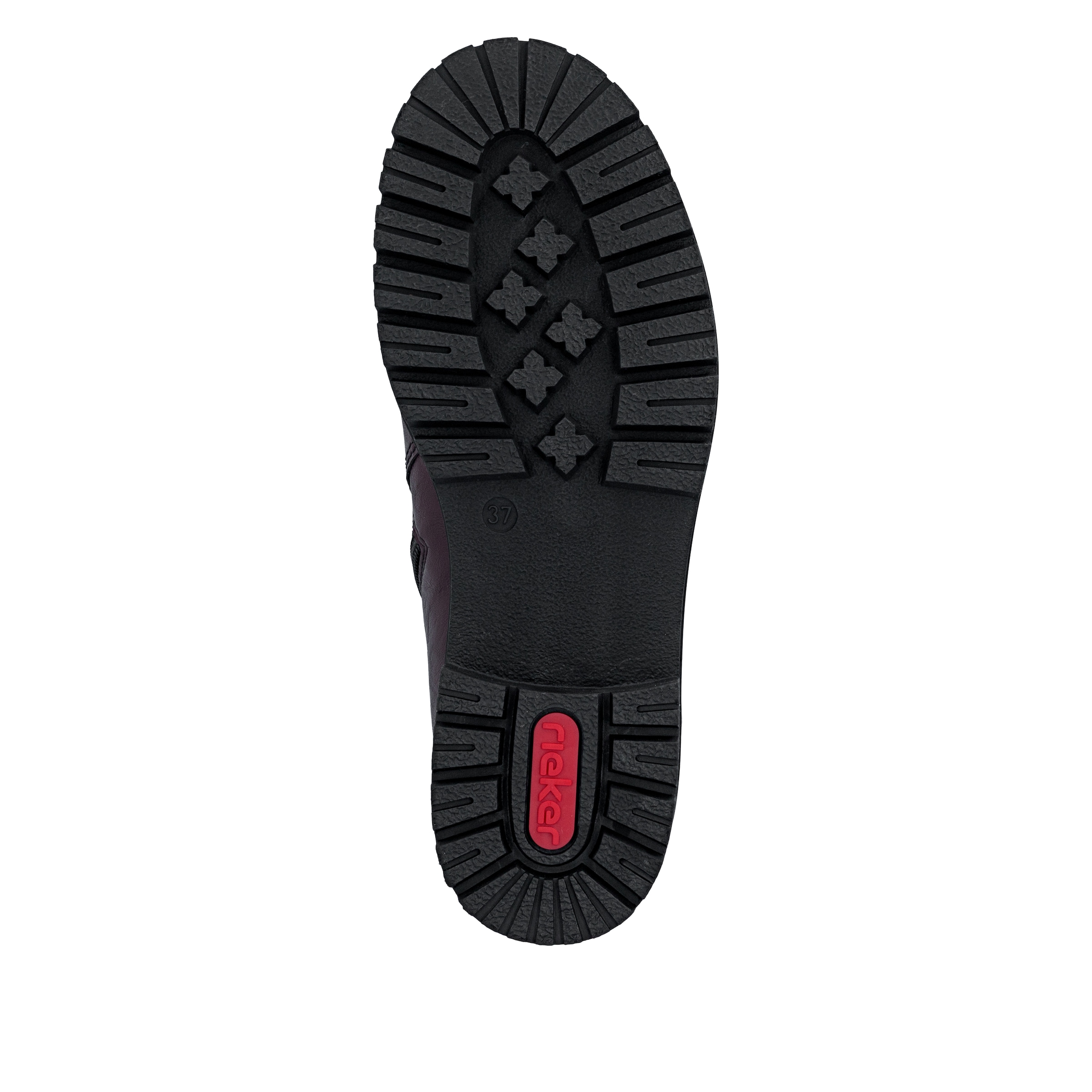 Rieker Chelseaboots  Stiefelette, Boots mit kariertem Stretcheinsatz an der Seite