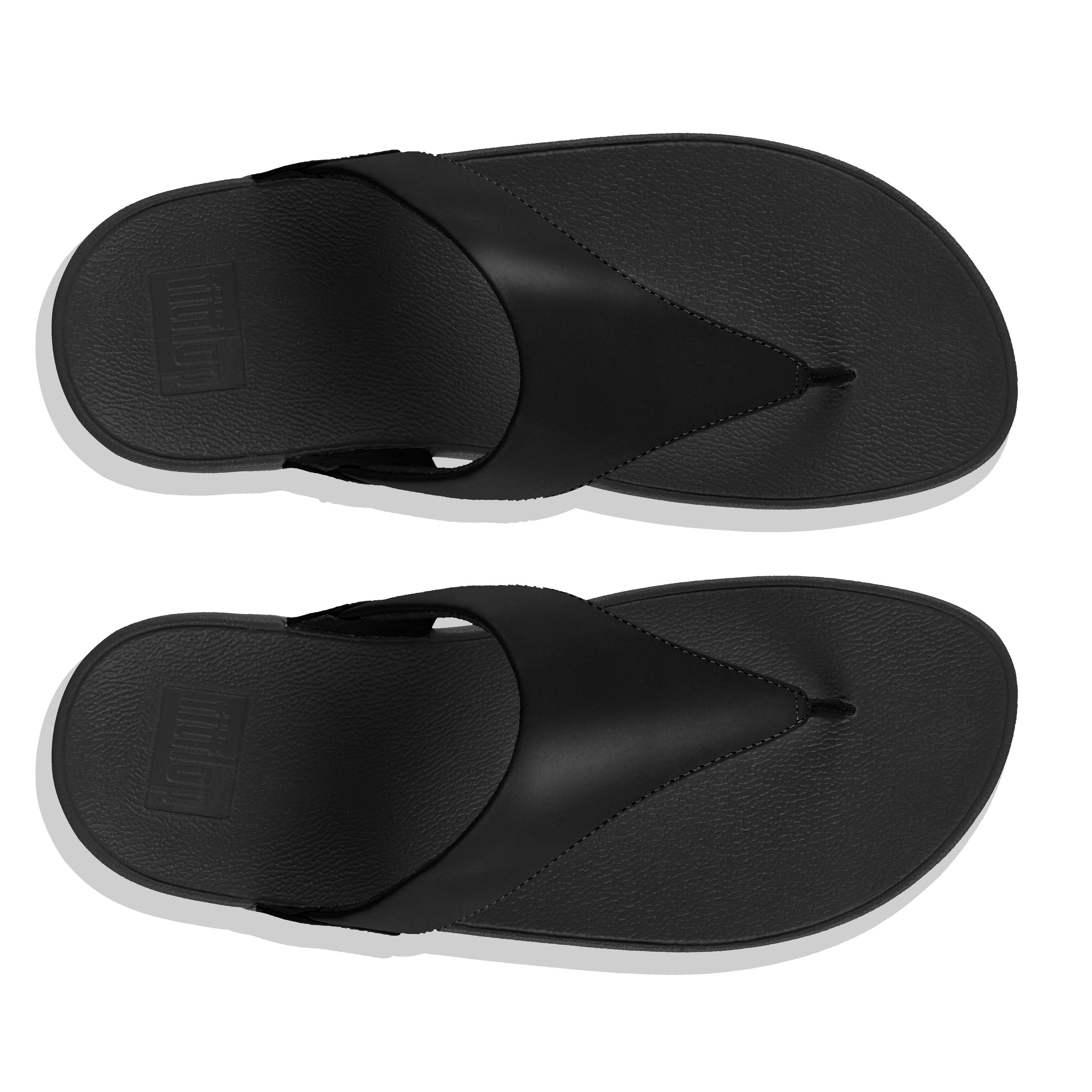 Fitflop Dianette »LULU LEATHER TOEPOST«, Pool Slides, Pantolette, Badeschuh mit Keilabsatz