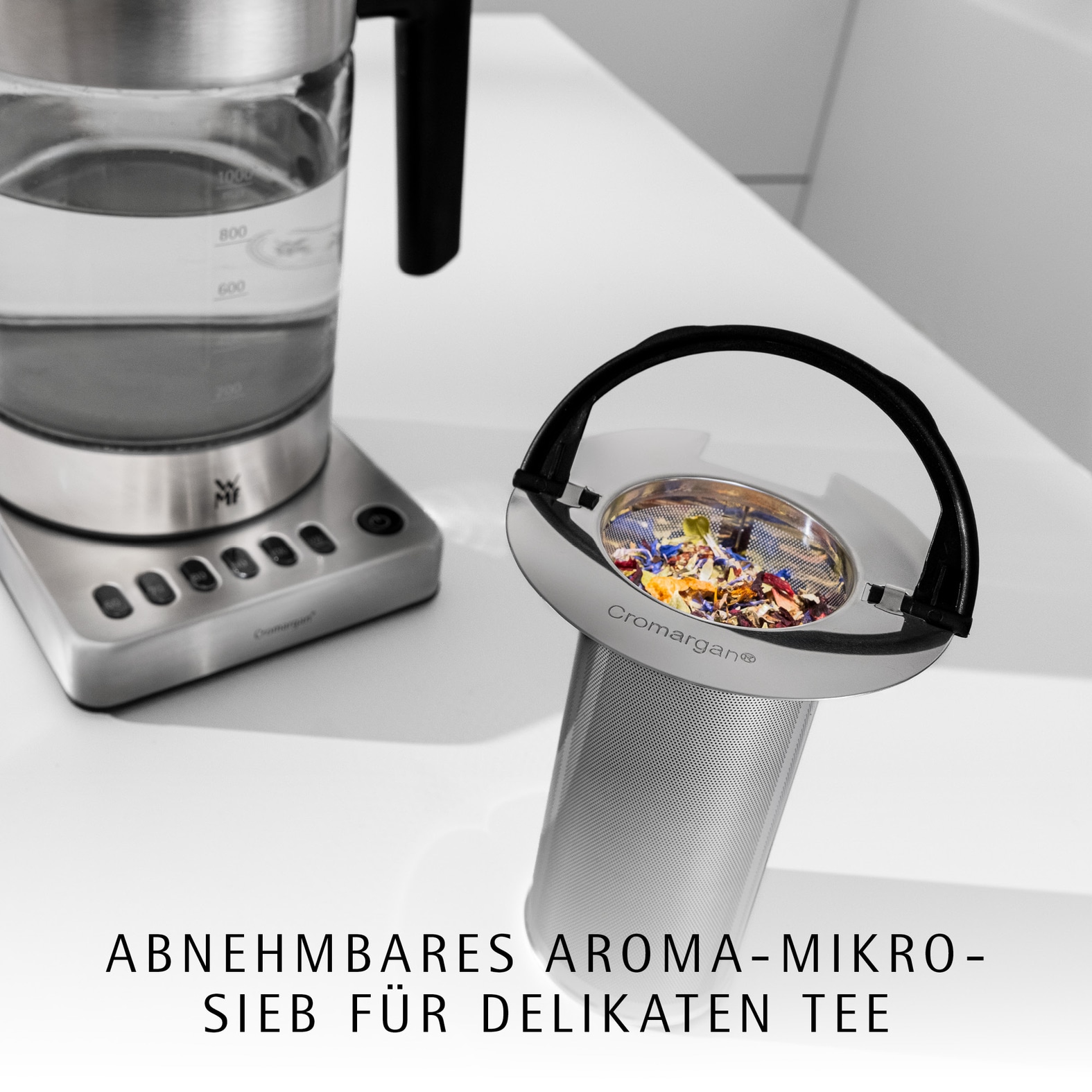 WMF Wasserkocher »KÜCHENminis® Glas Vario« 1 l 1960 W 1,0 l