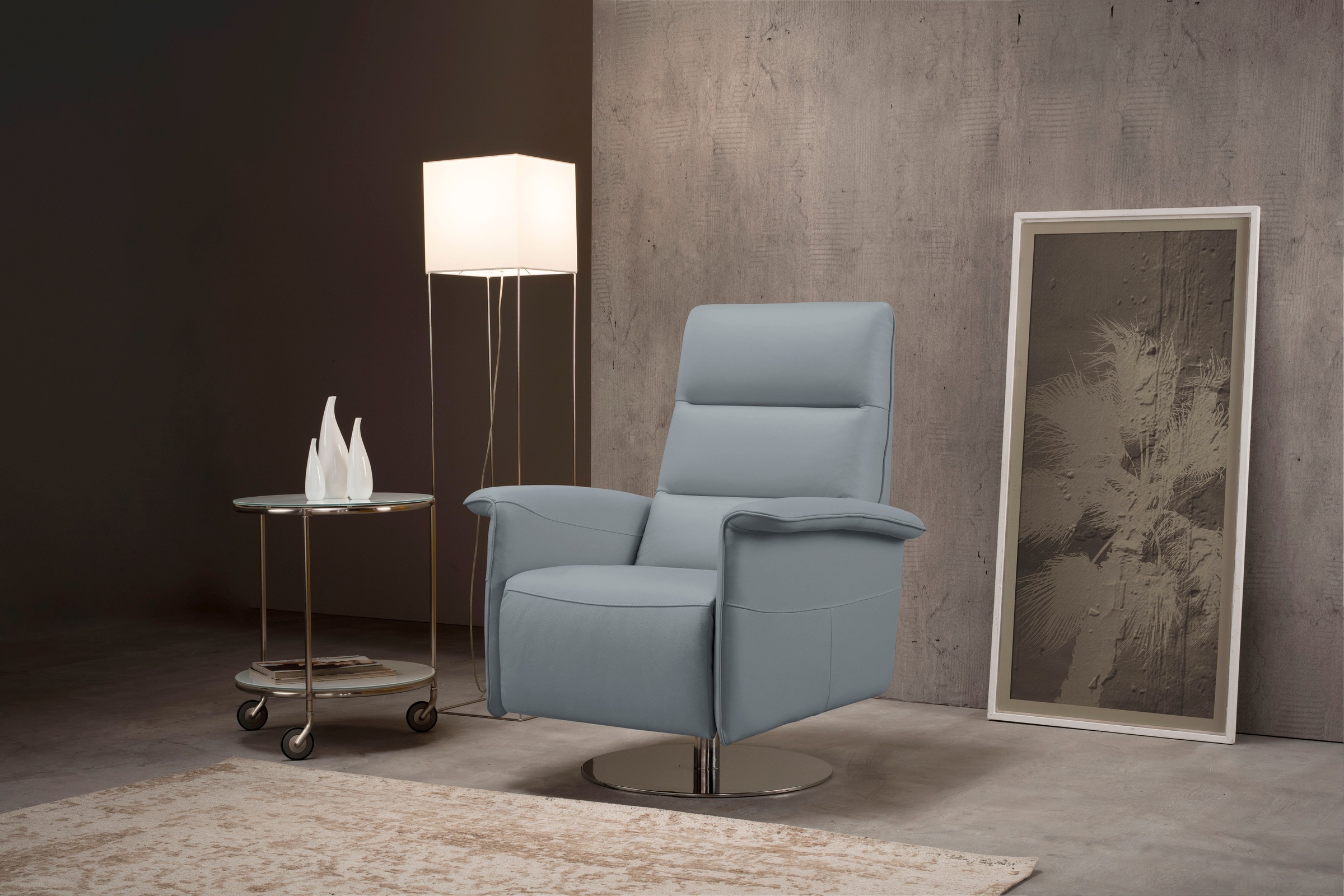 Egoitaliano Sessel »Kelly Designsessel«, drehbar, manuelle Relaxfunktion mi günstig online kaufen