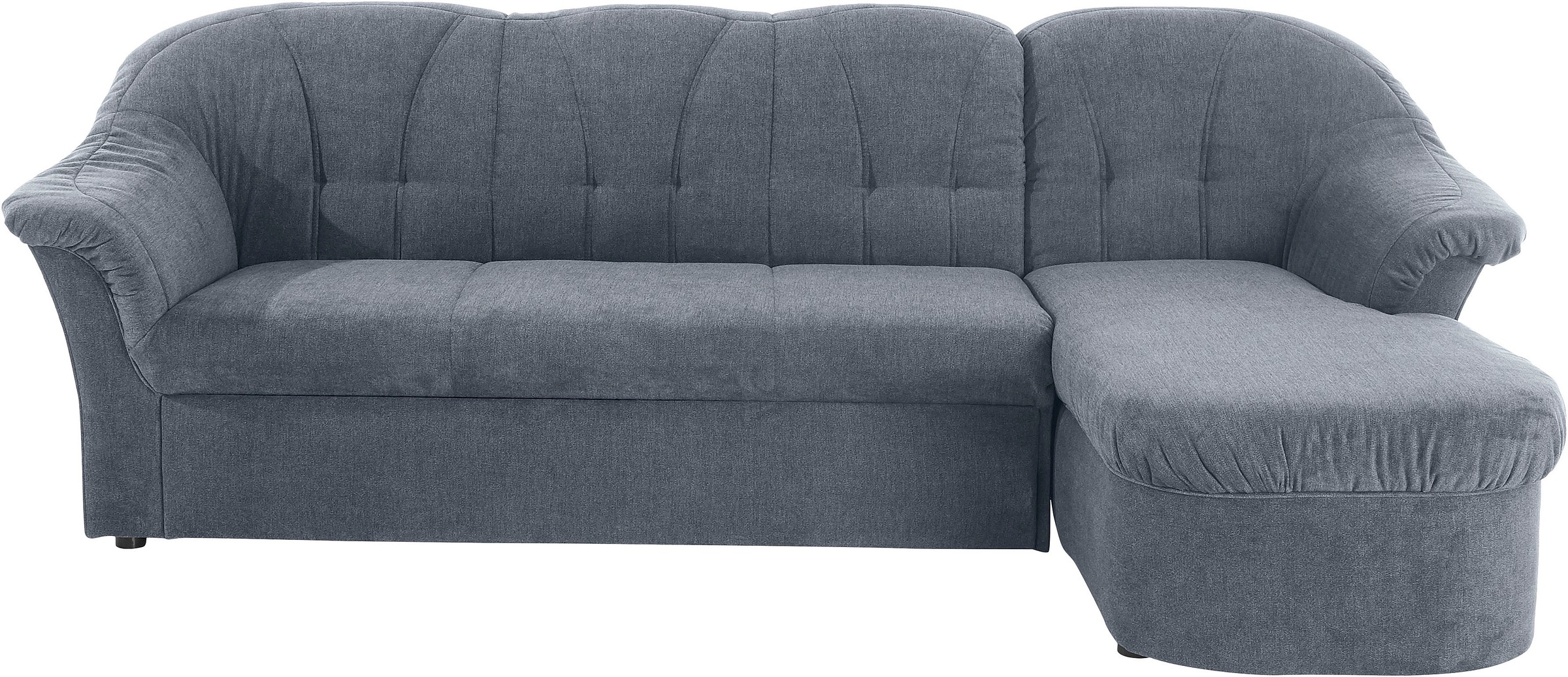 DOMO collection Ecksofa »Pegnitz, elegante Rückensteppung, komfortabel, L-F günstig online kaufen