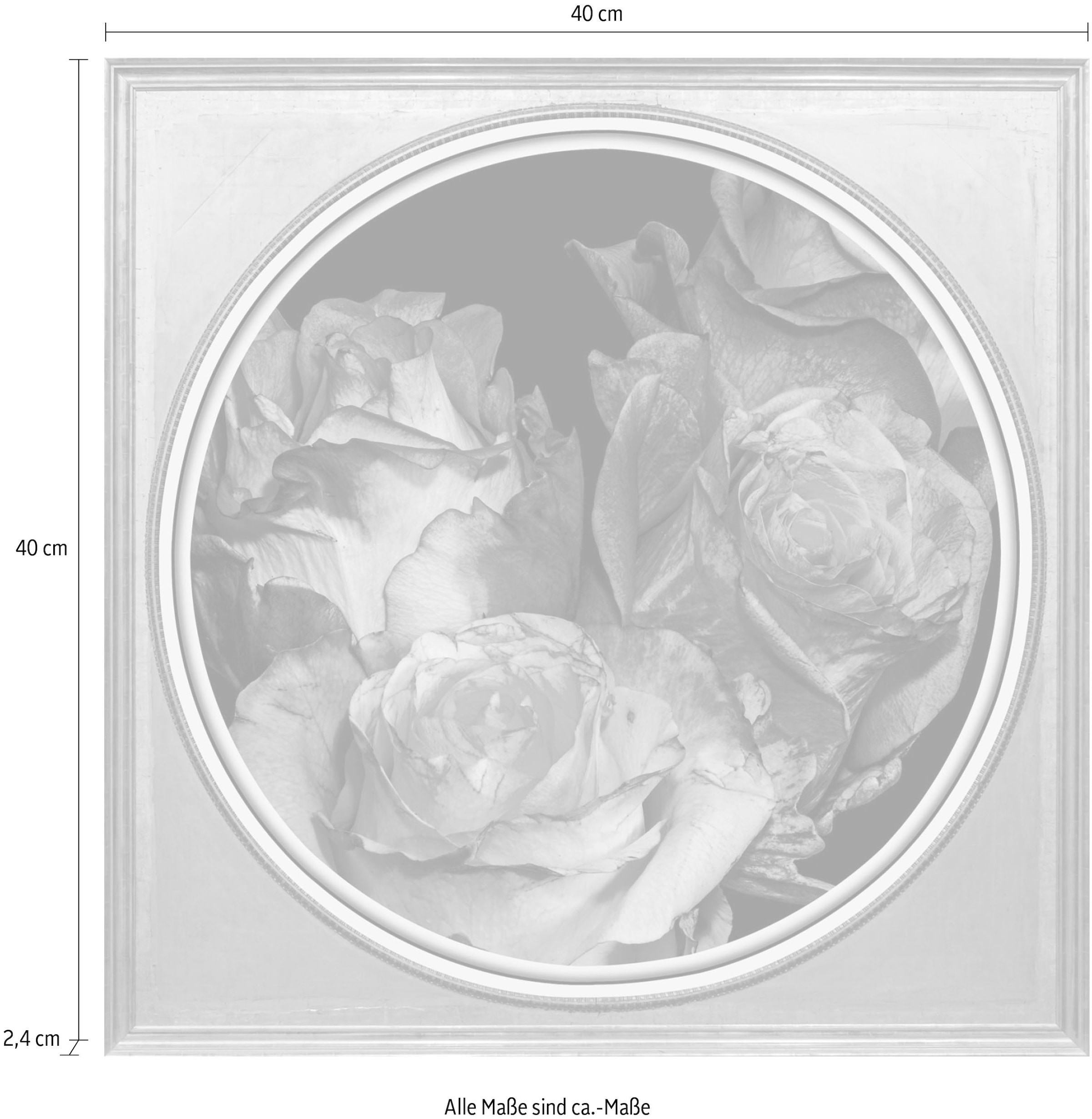 queence Acrylglasbild »Blumen«, Blumen-Blumenbilder-Kunst-Pflanzen-Pflanzenbilder-Gemälde, Fine Art-Print in Galeriequalität