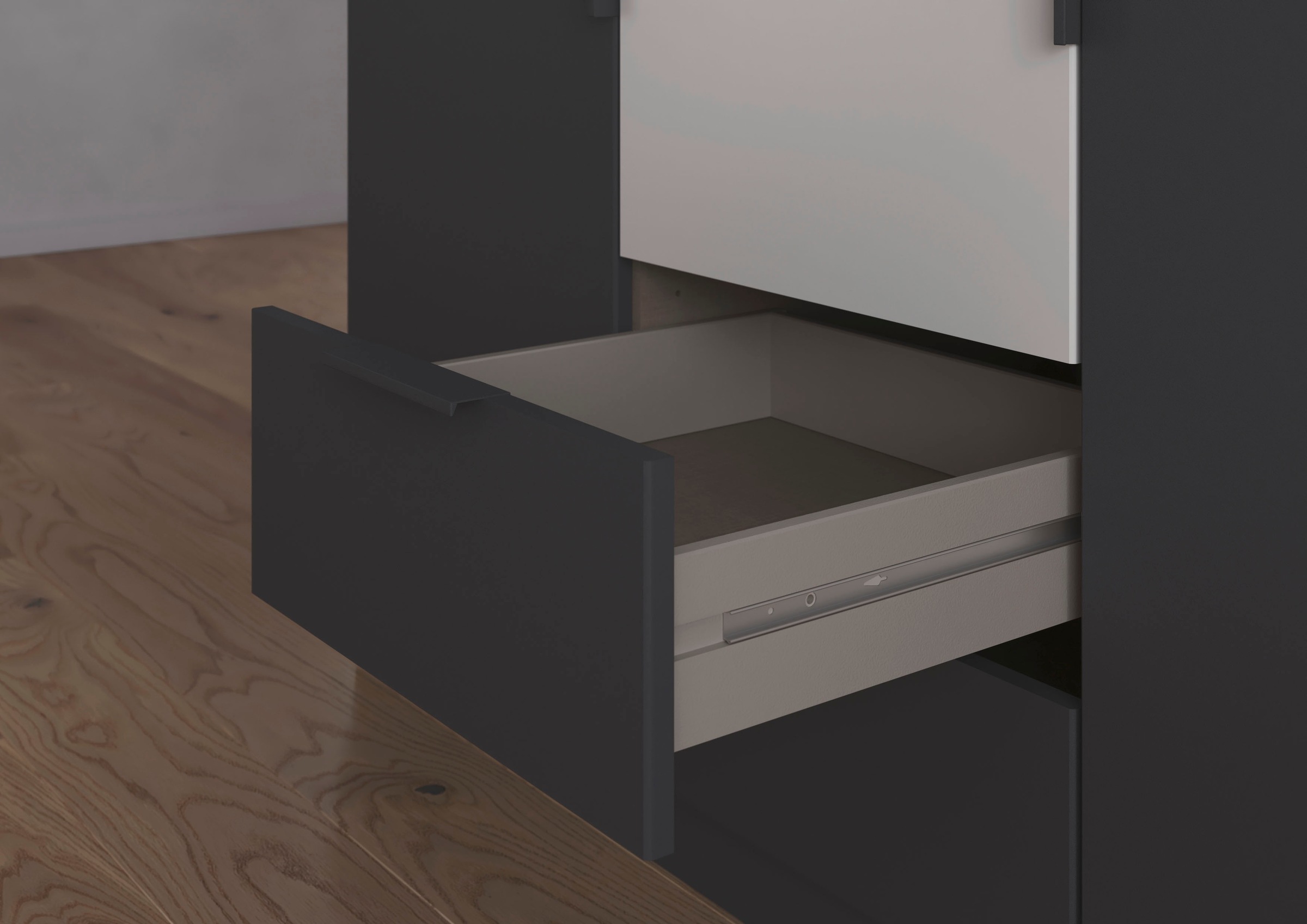 rauch Drehtürenschrank »Kleiderschrank Schrank Garderobe KREFELD optional mit Spiegel«, mit 3 Griff-Varianten, inkl. praktischen Schubladen MADE IN GERMANY